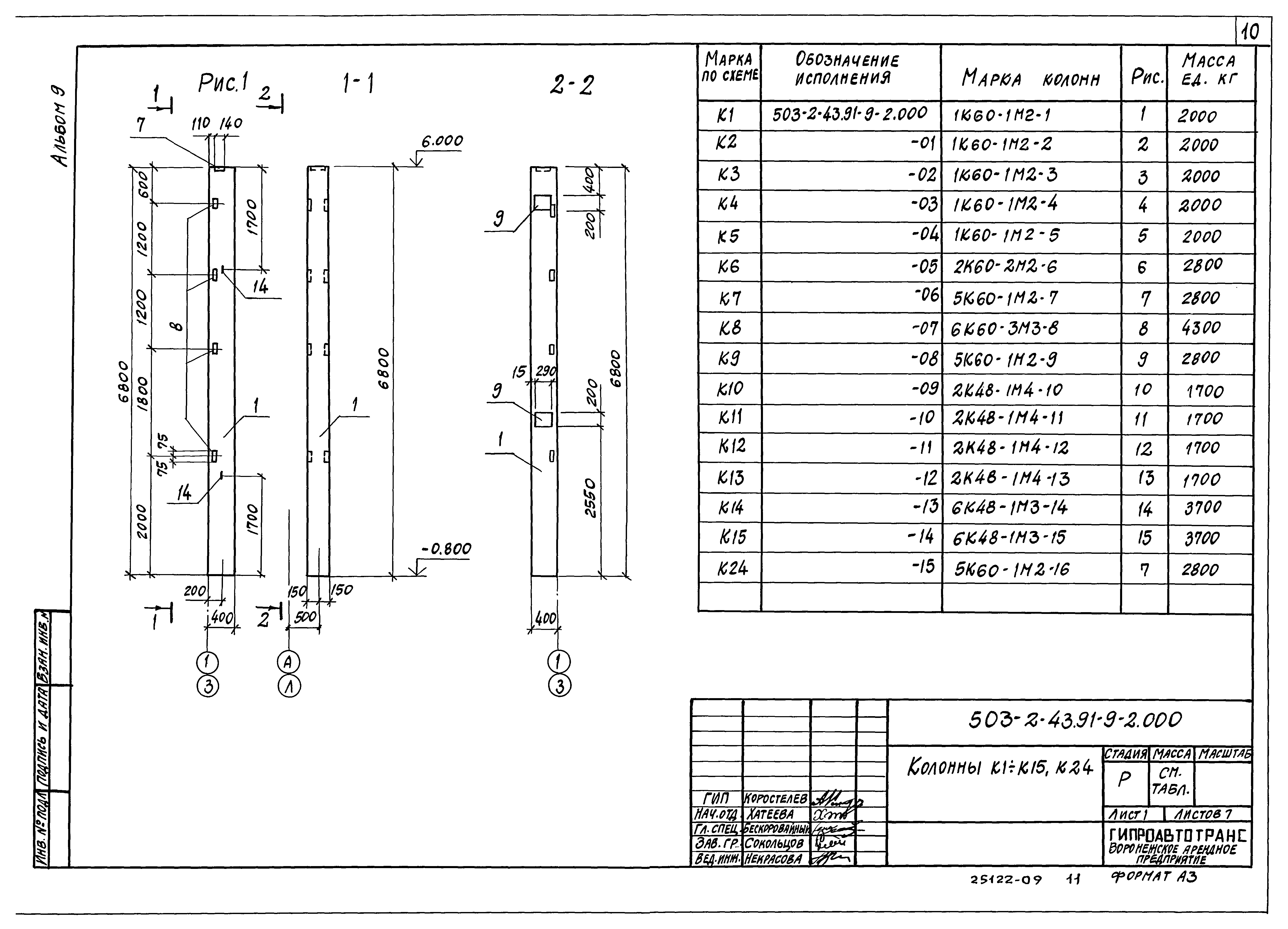 Аи 9 чертеж