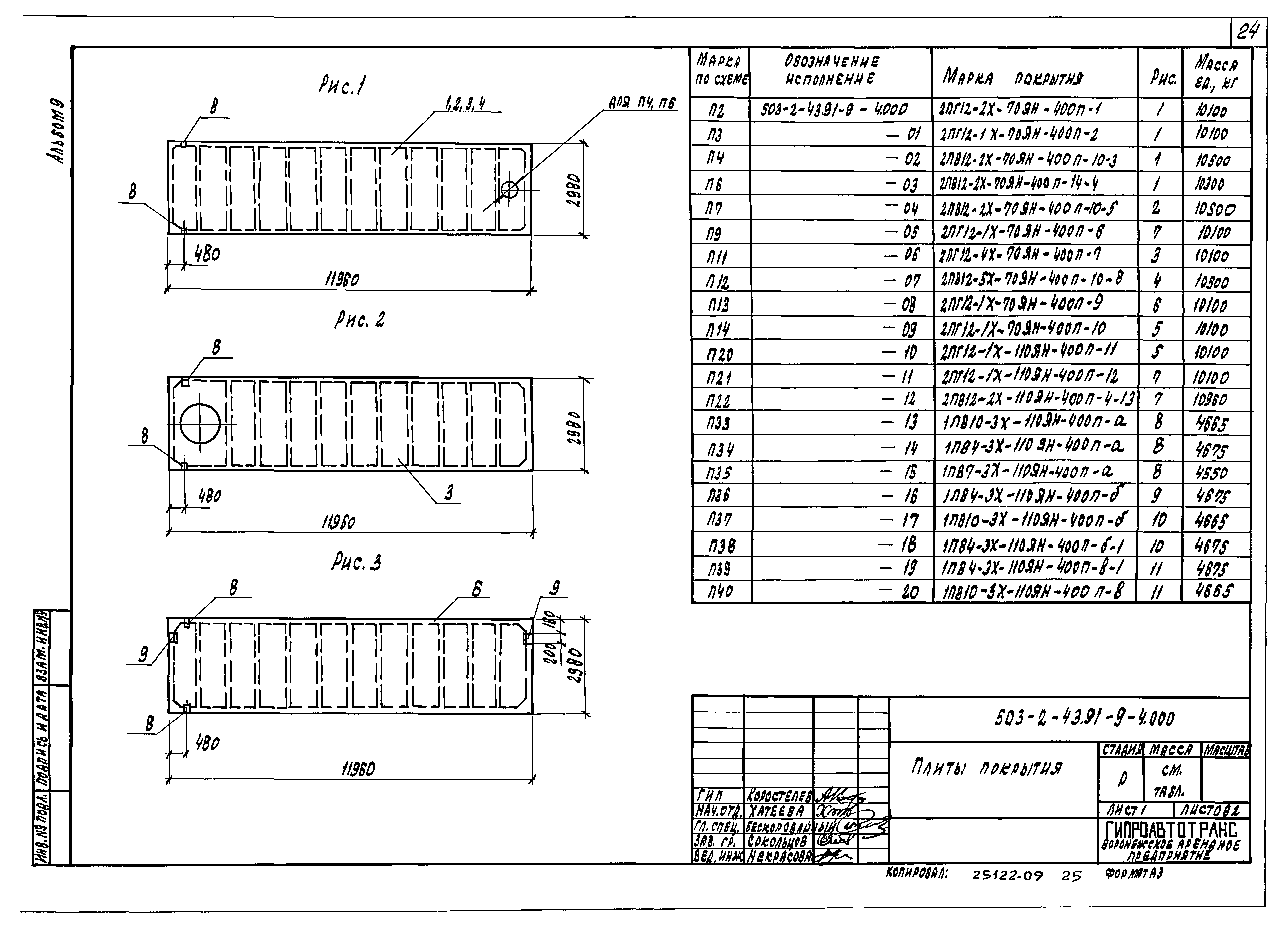 Типовой проект 503-2-43.91
