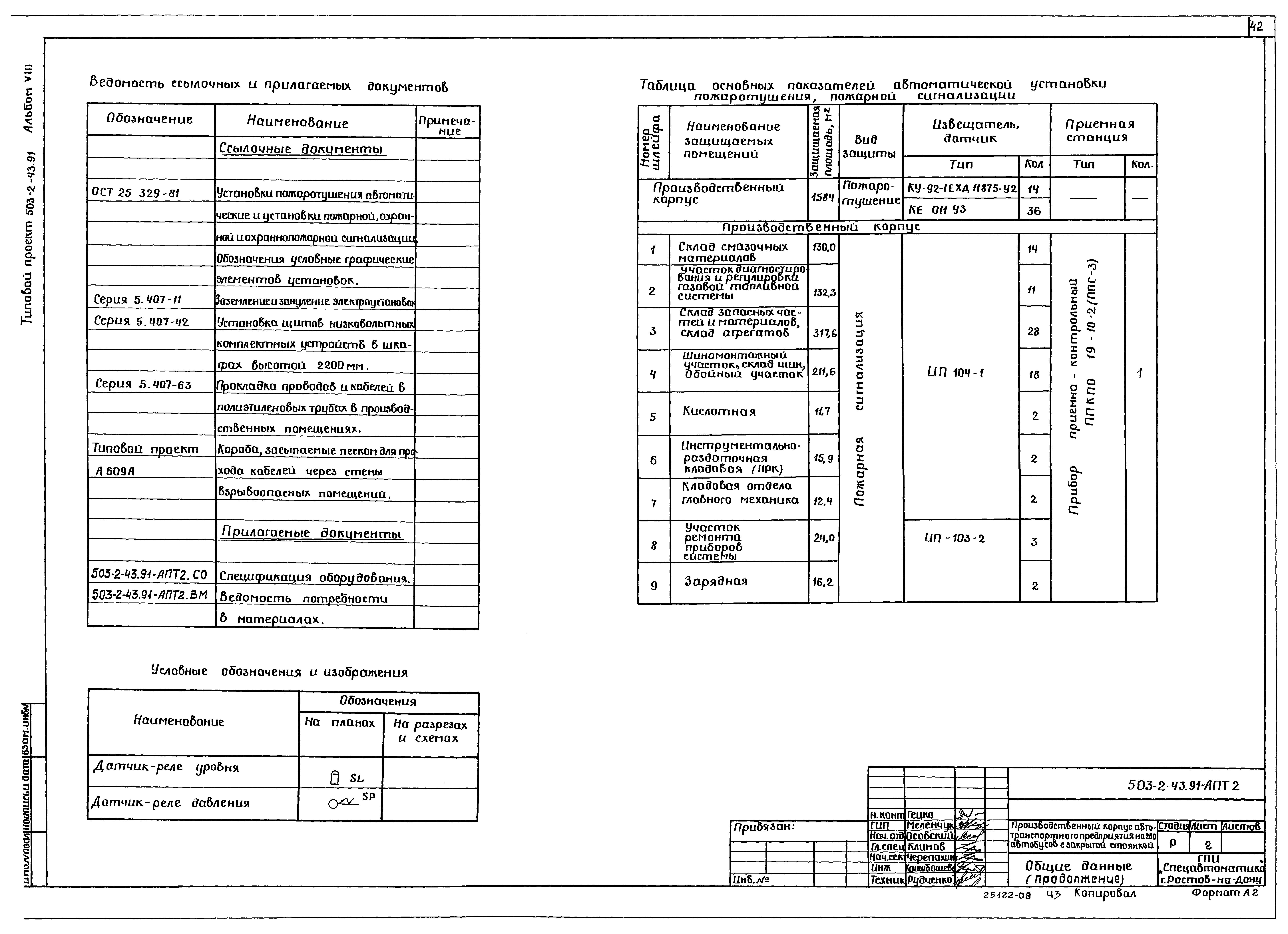 Типовой проект 503-2-43.91