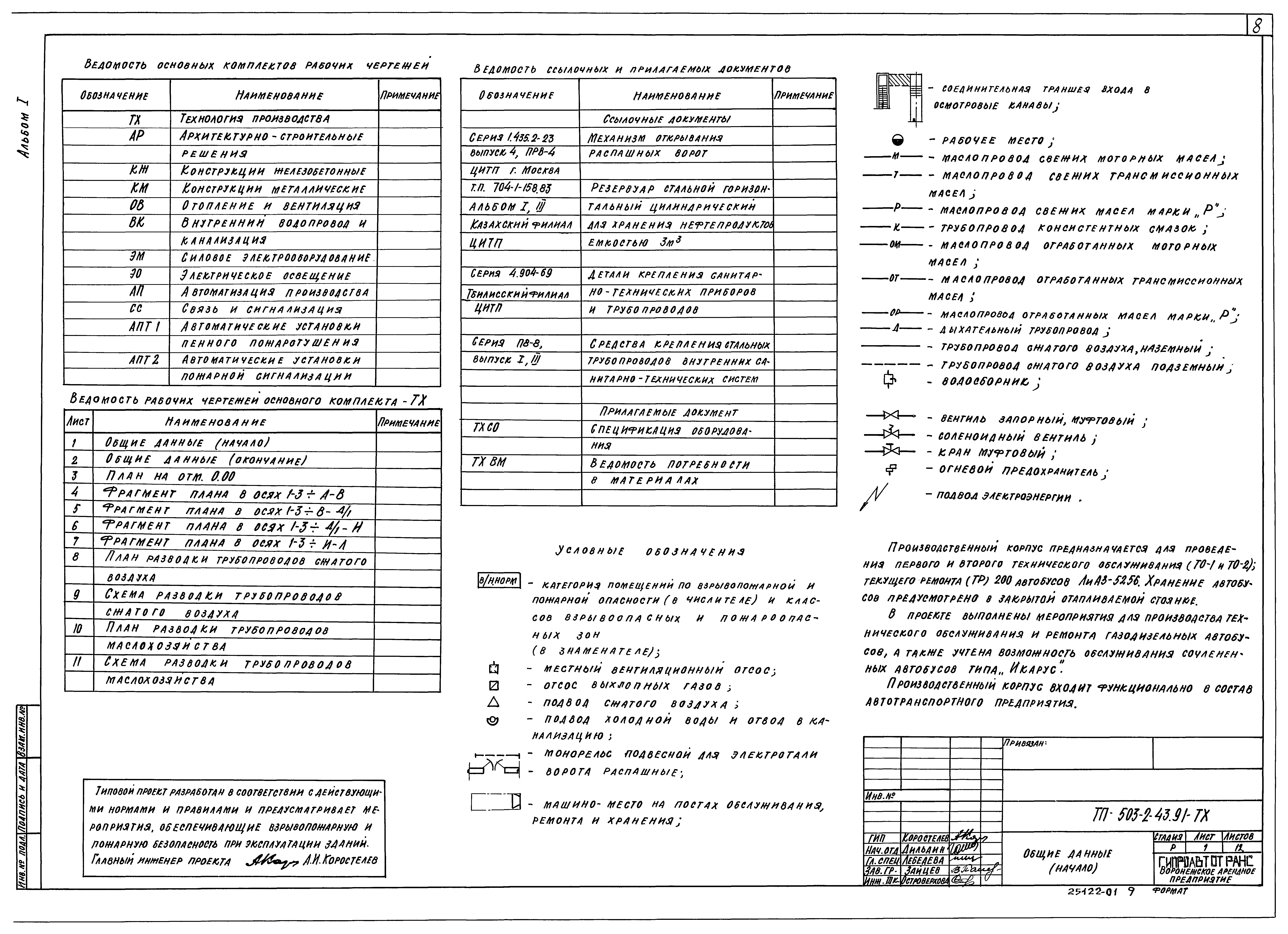 Типовой проект 503-2-43.91