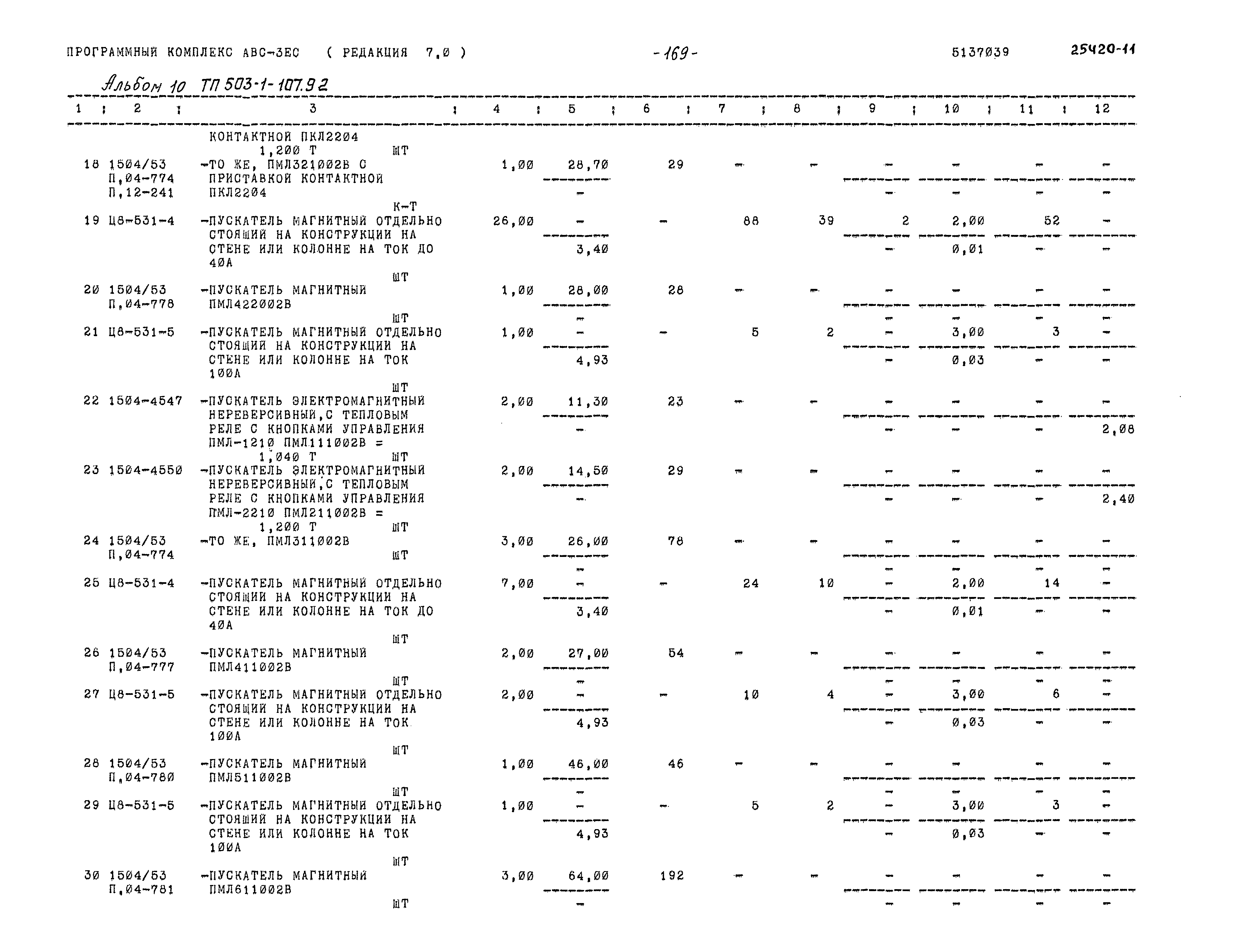 Типовой проект 503-1-107.92