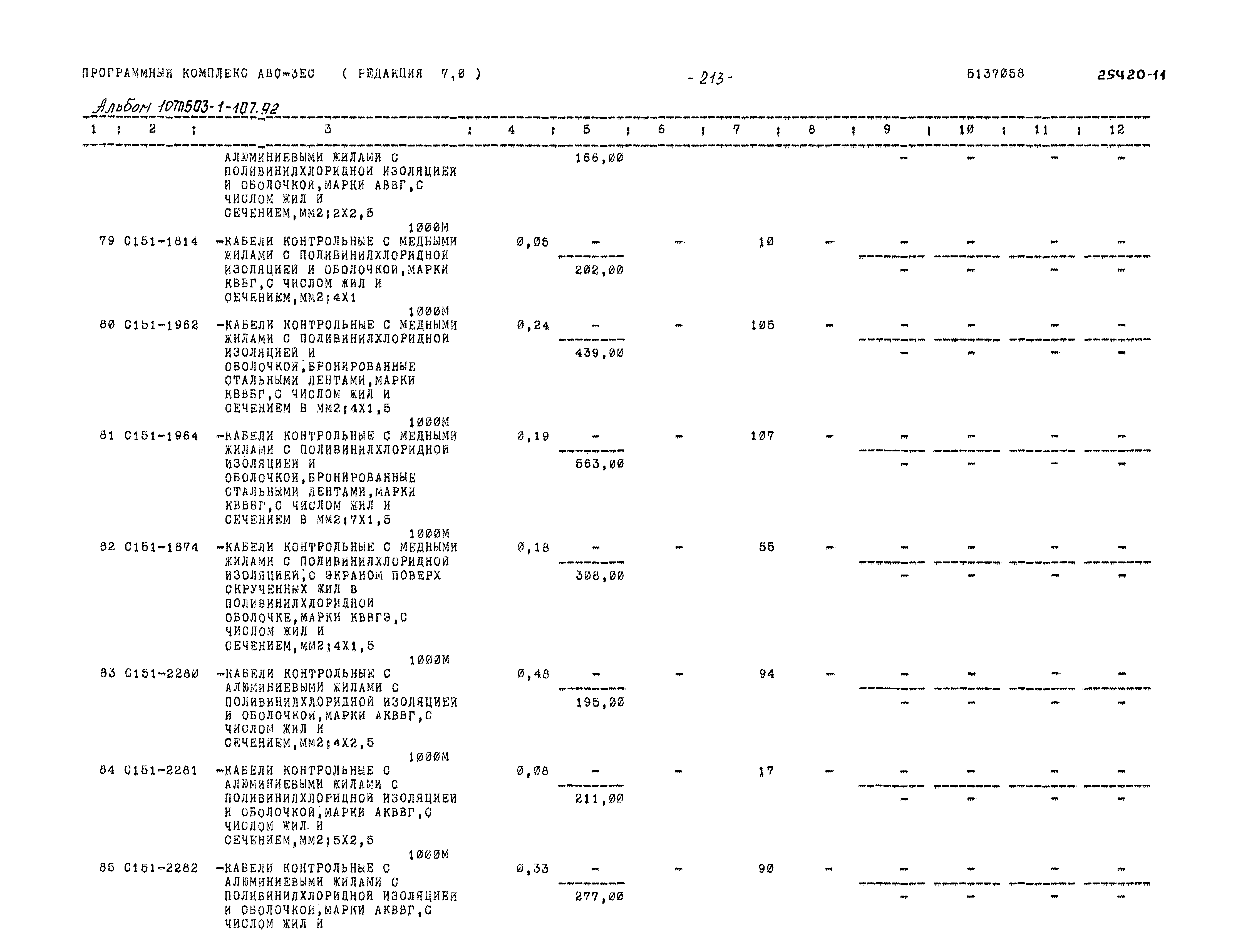 Типовой проект 503-1-107.92
