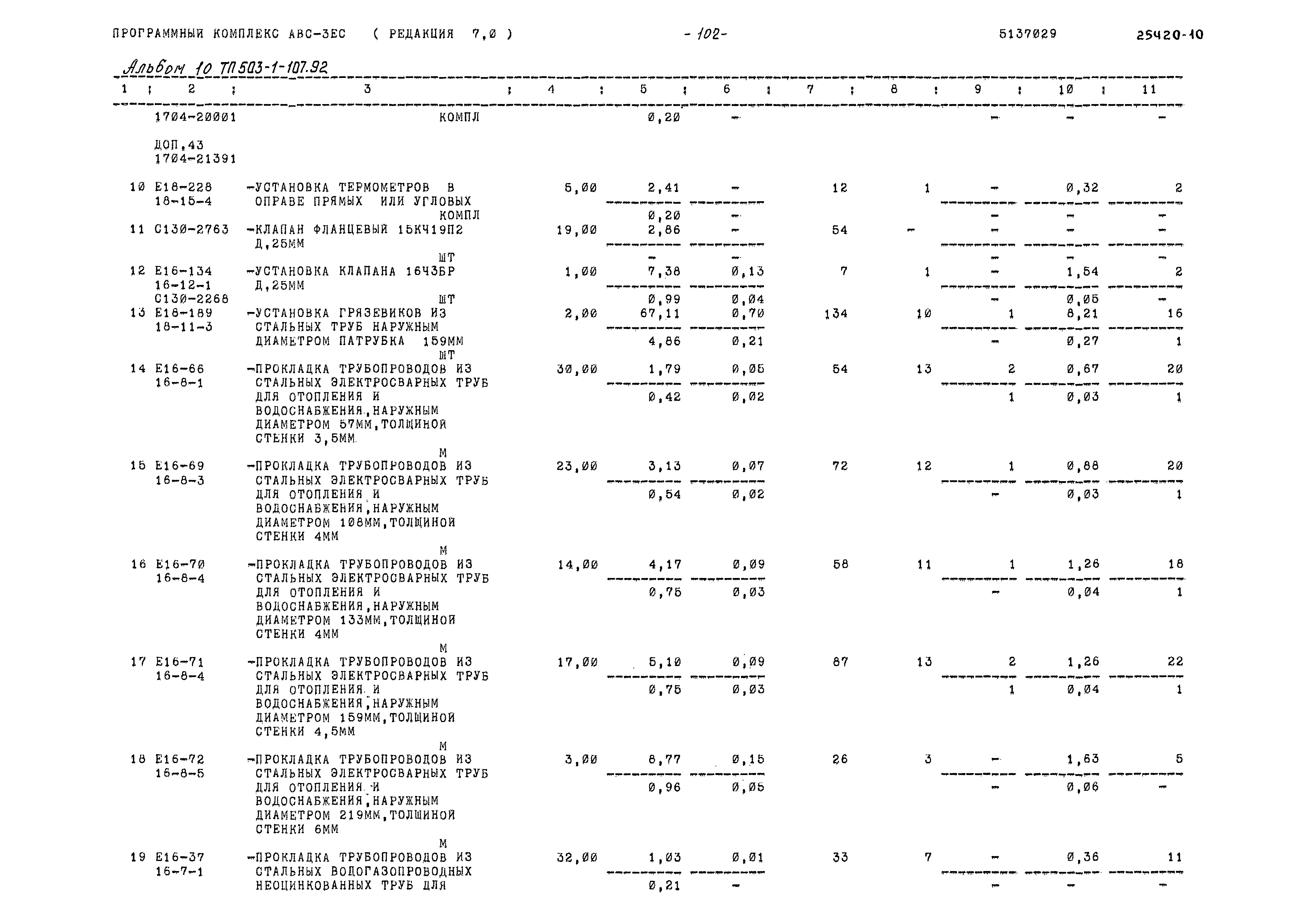 Типовой проект 503-1-107.92