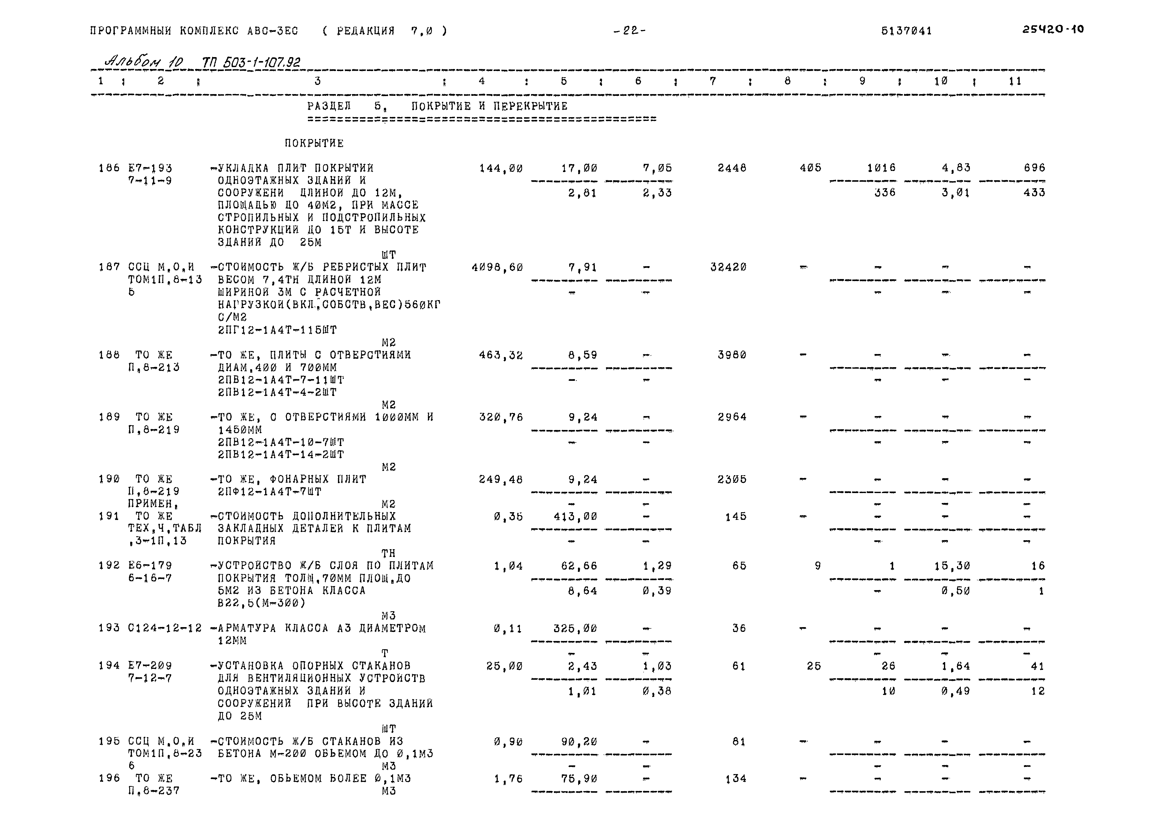 Типовой проект 503-1-107.92