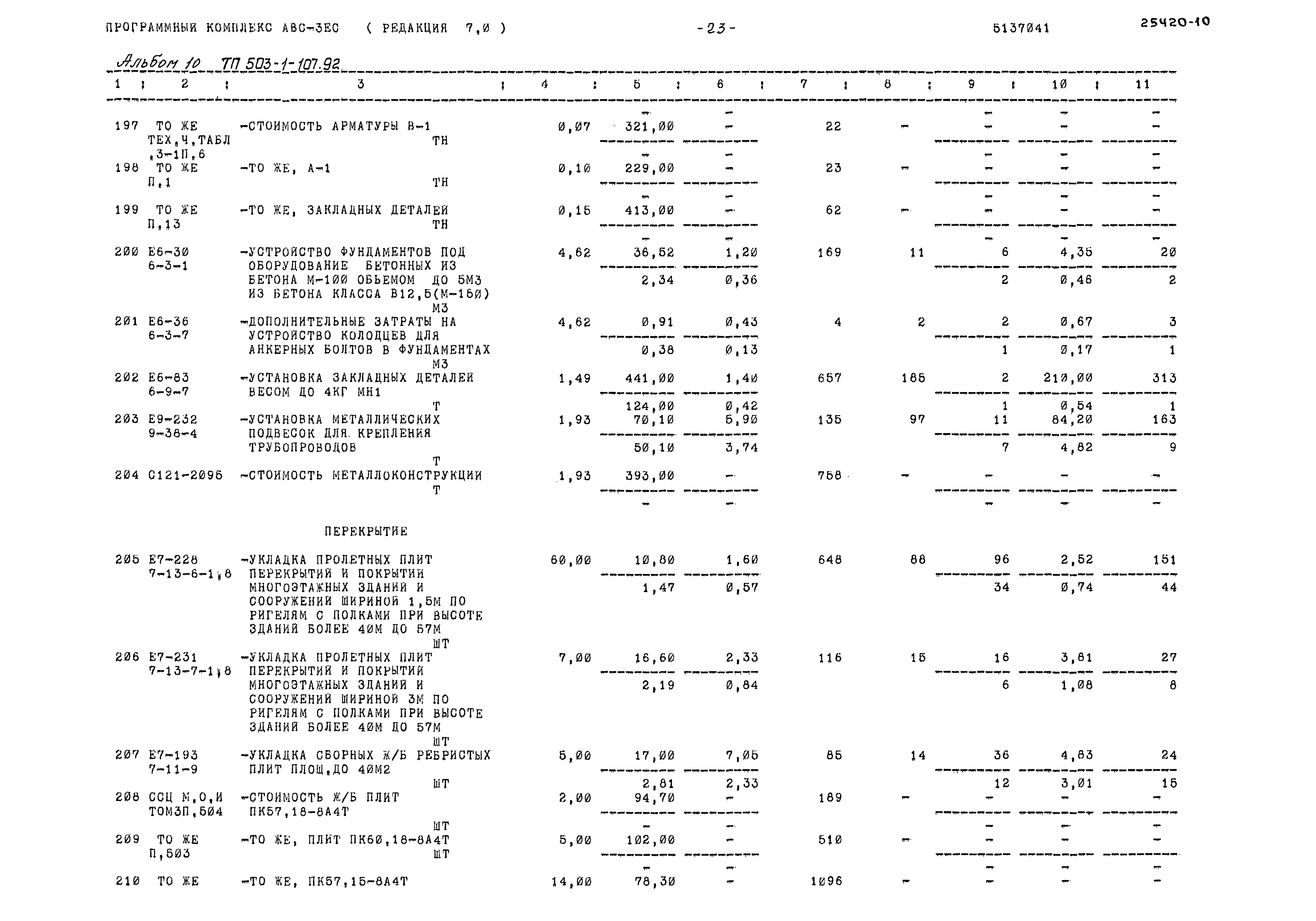 Типовой проект 503-1-107.92