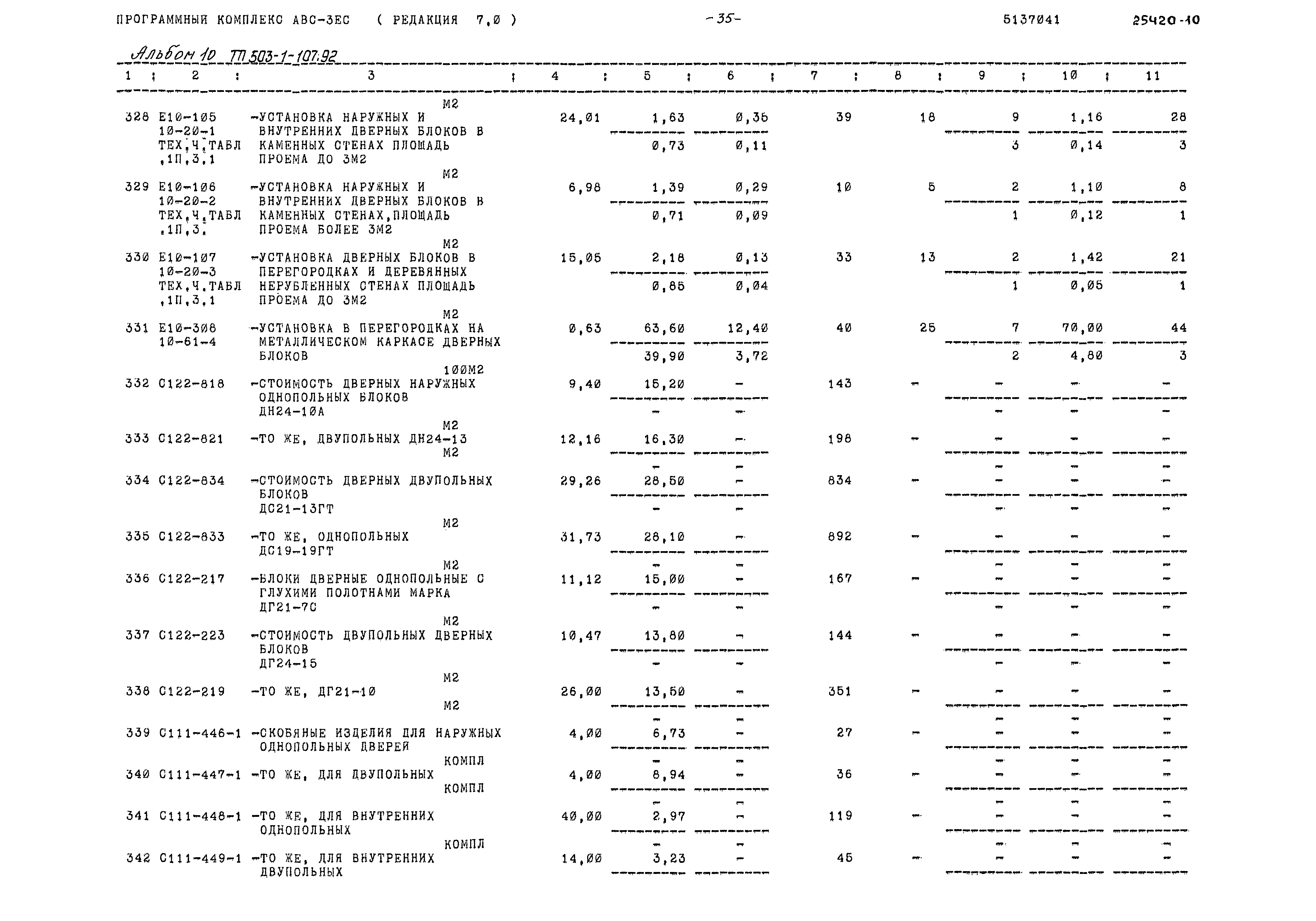 Типовой проект 503-1-107.92