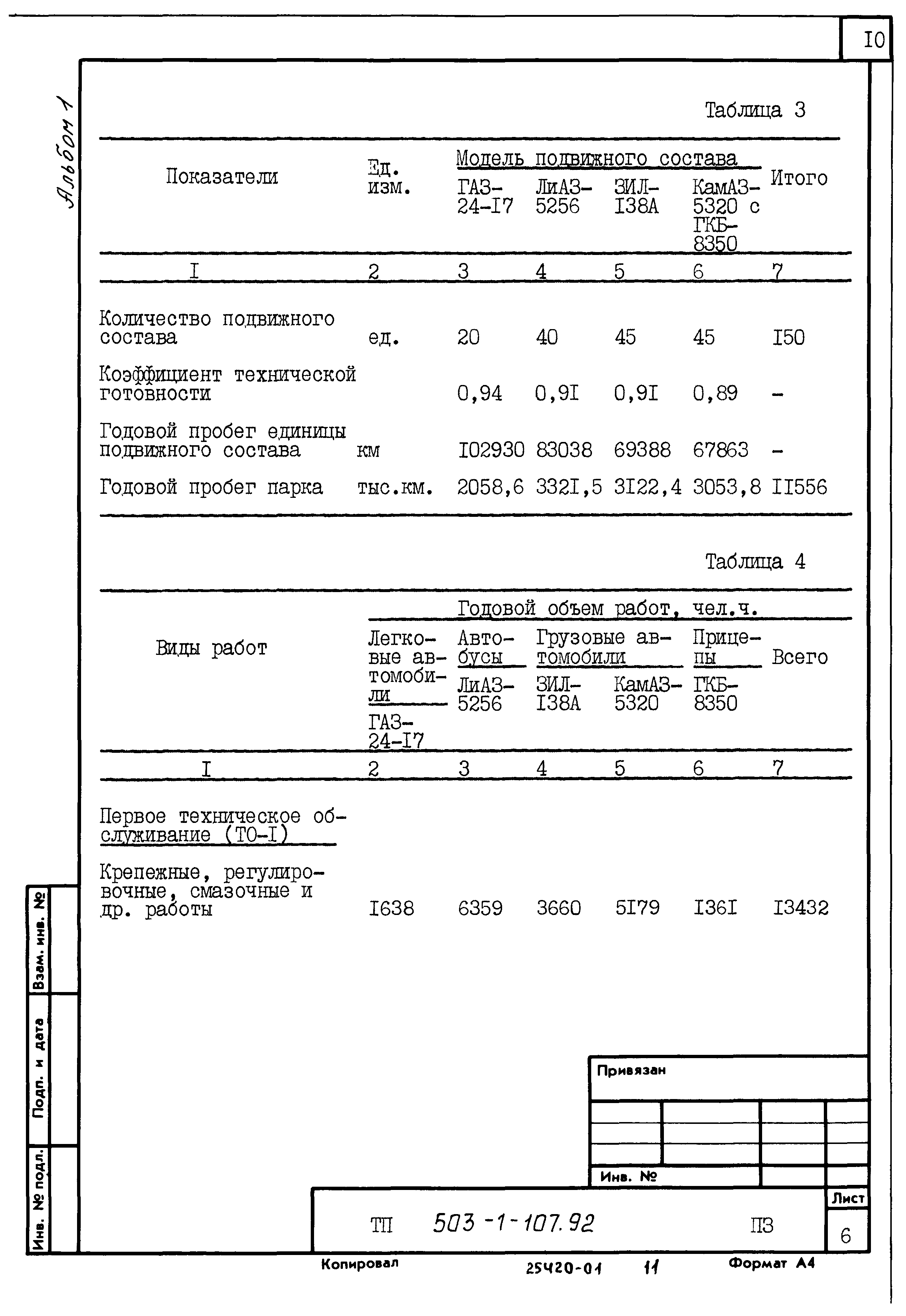 Типовой проект 503-1-107.92