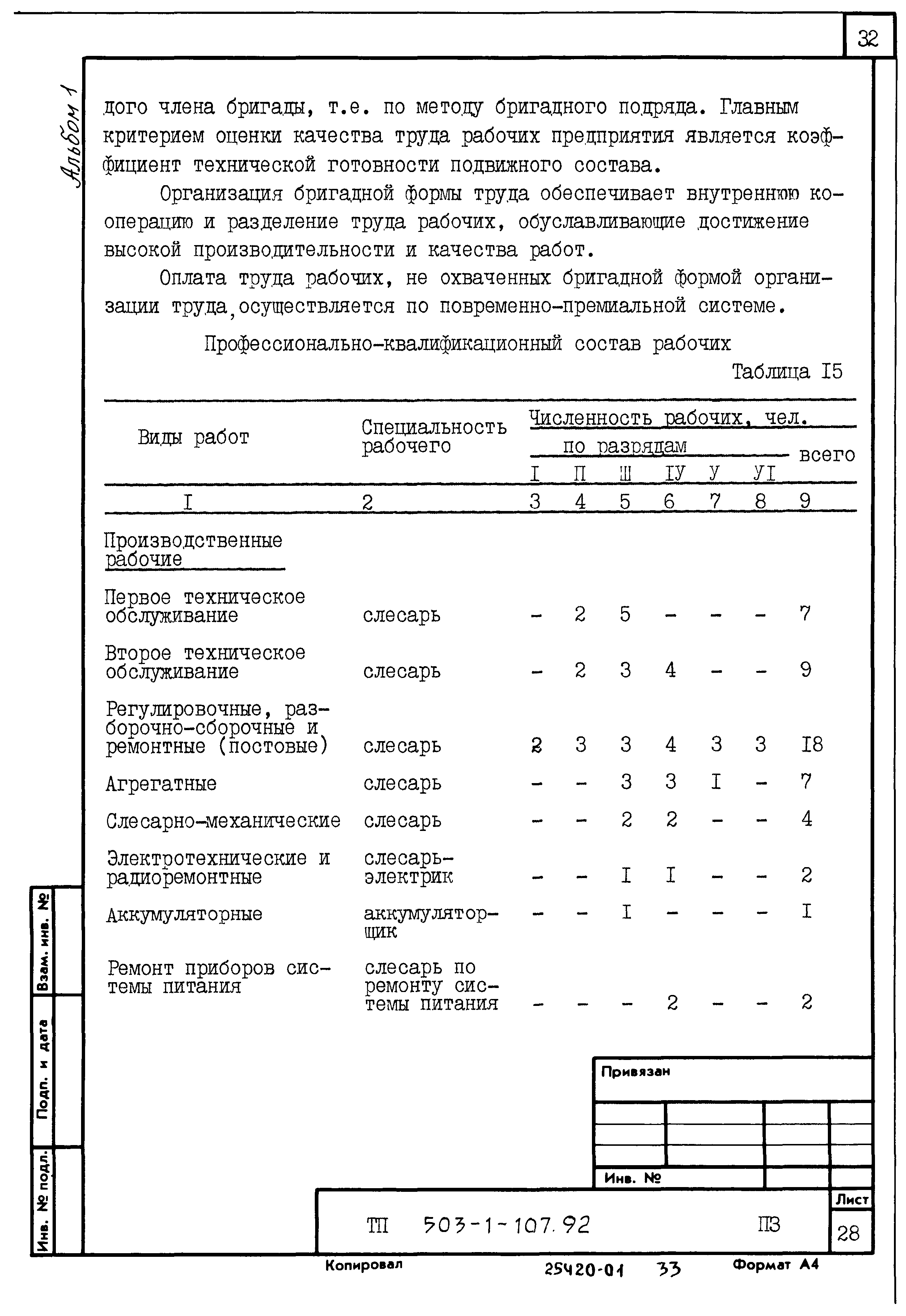 Типовой проект 503-1-107.92