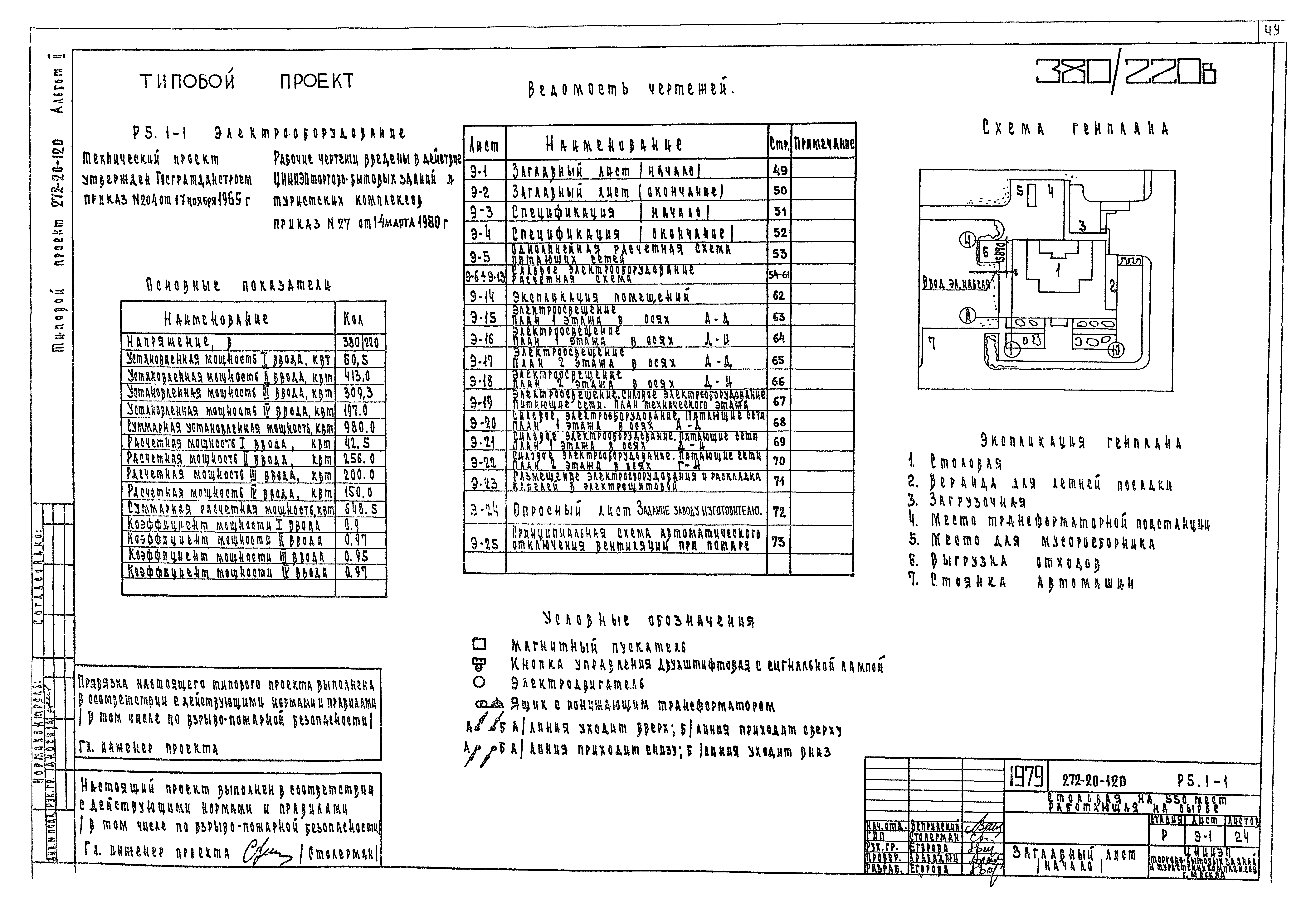 Типовой проект 272-20-120
