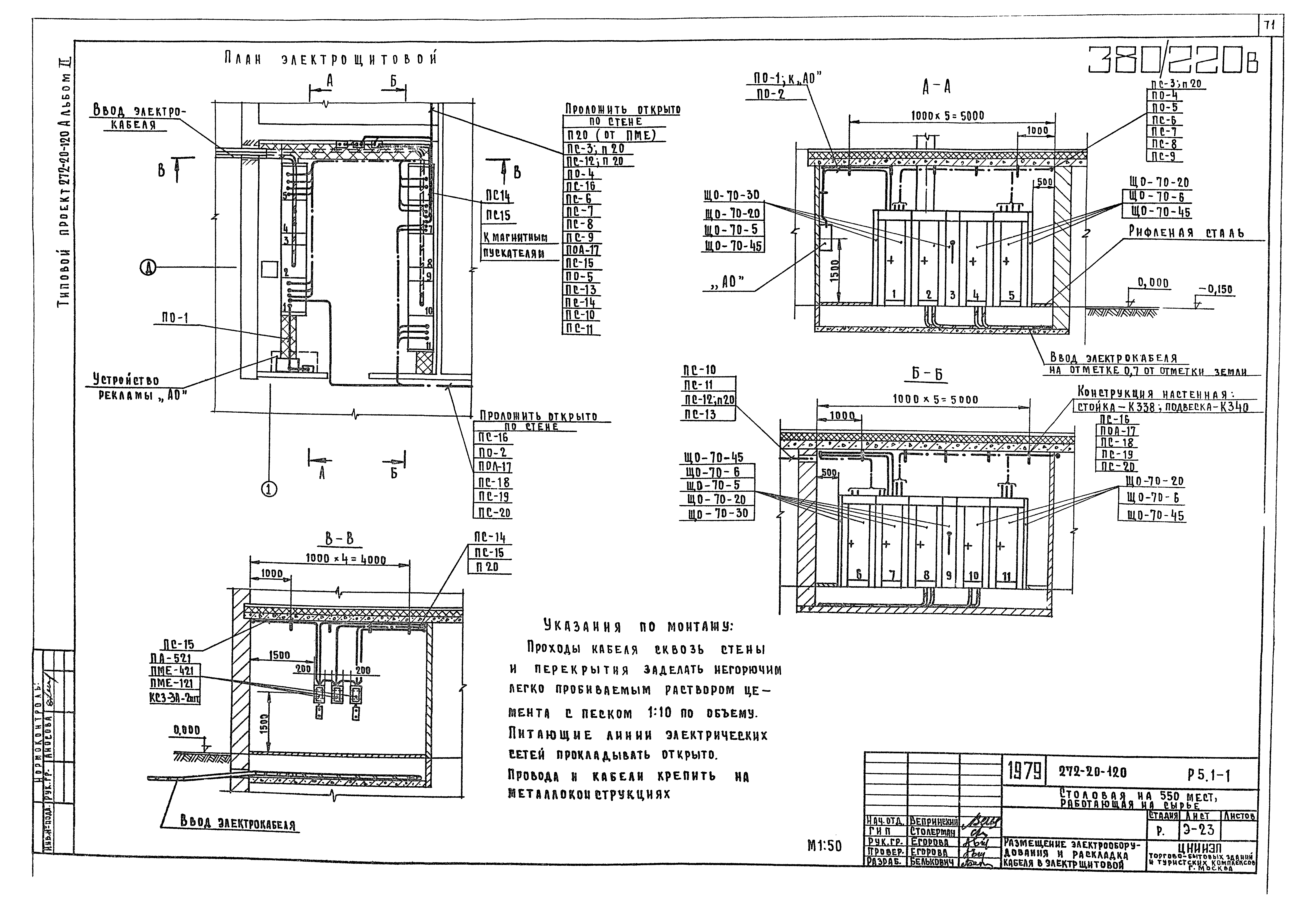 Типовой проект 272-20-120