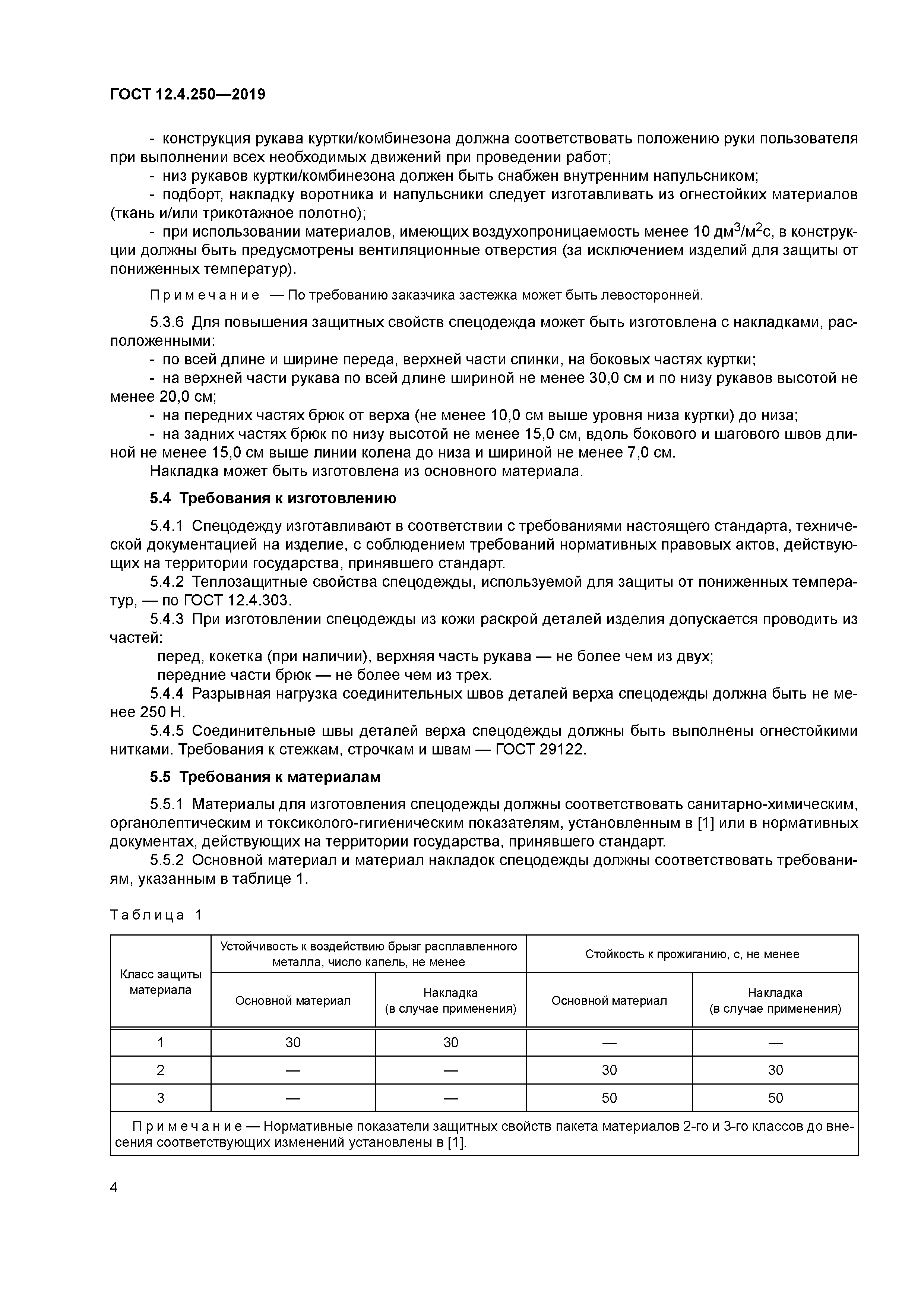 ГОСТ 12.4.250-2019