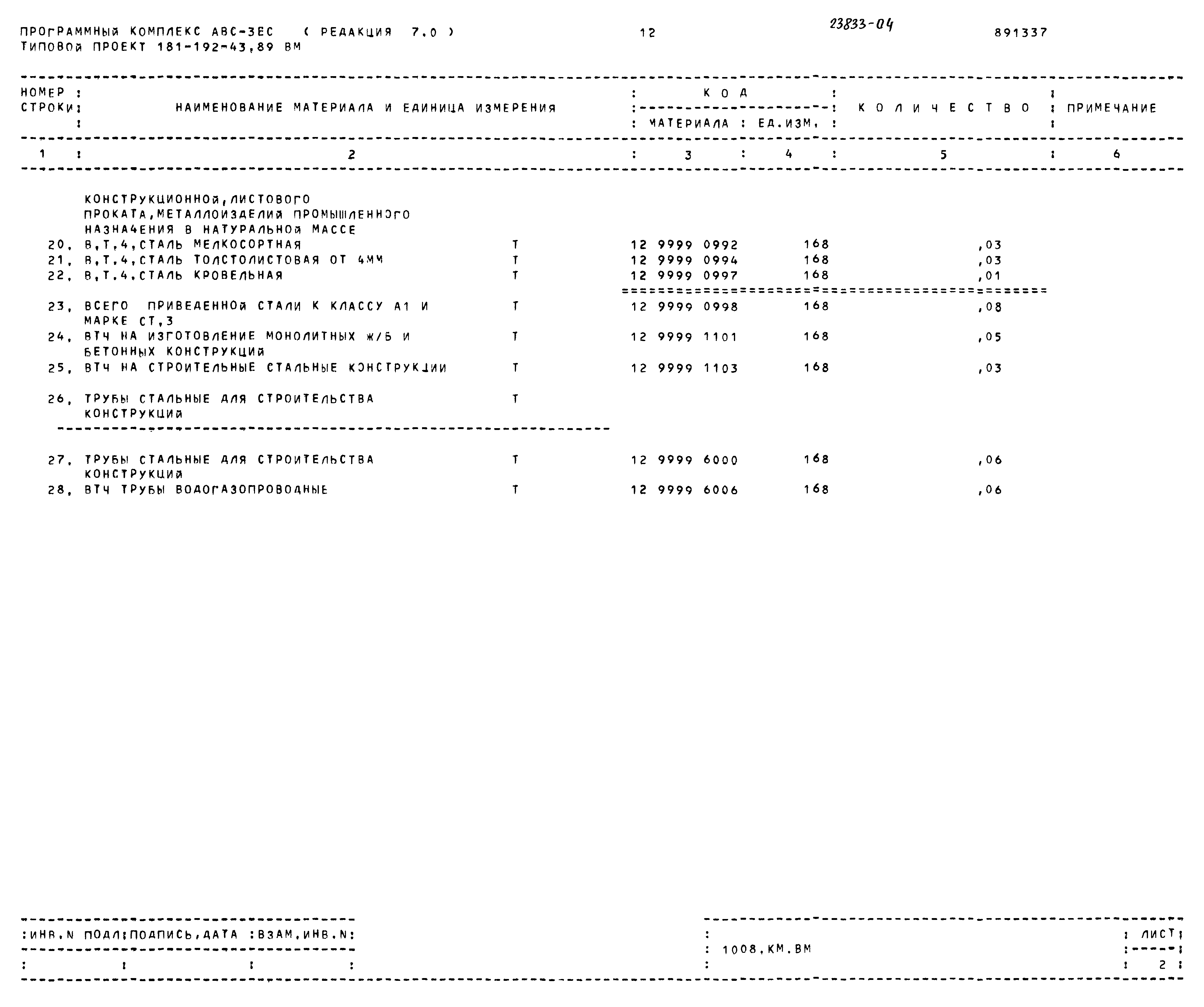 Типовой проект 181-192-43.89
