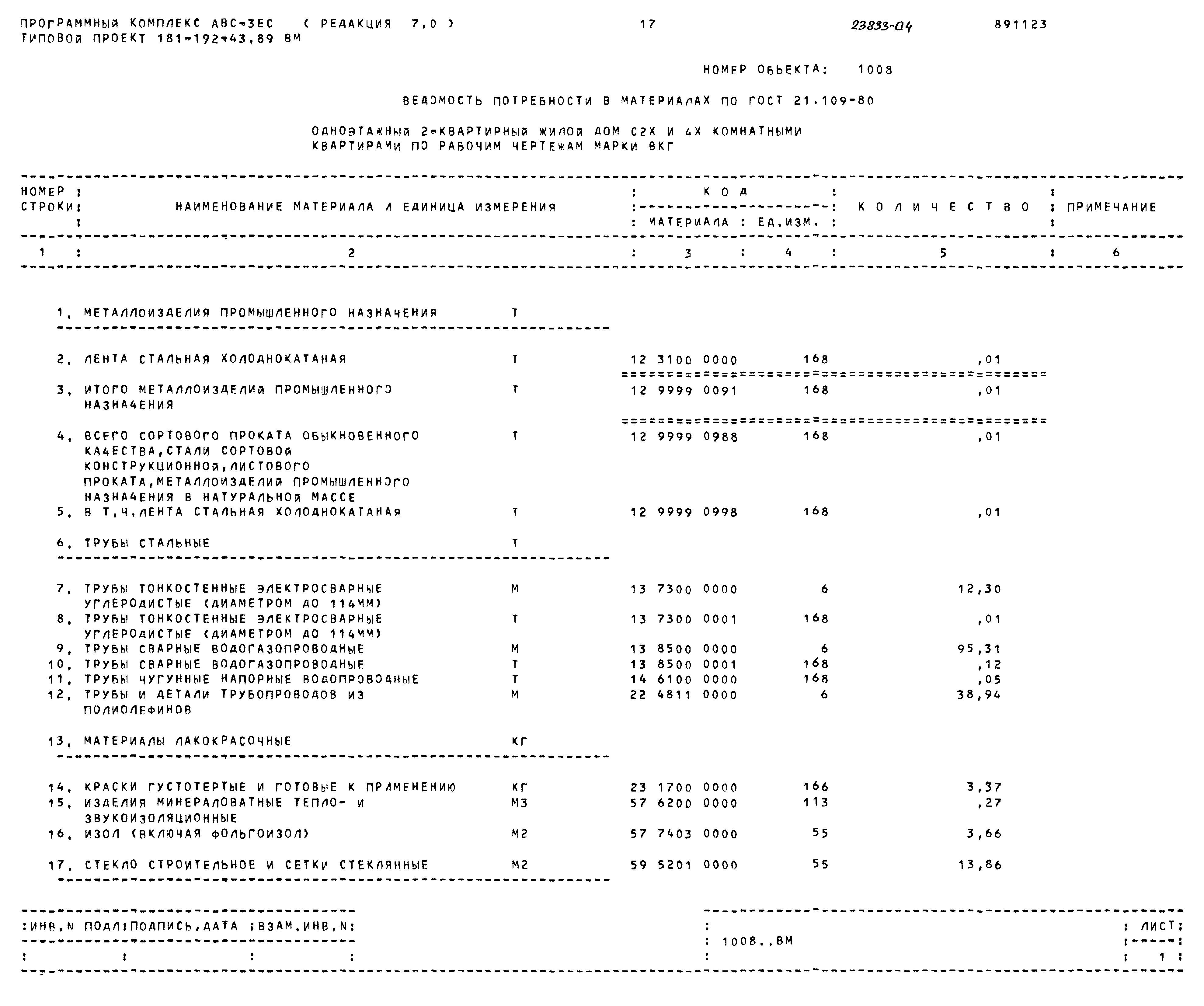 Типовой проект 181-192-43.89