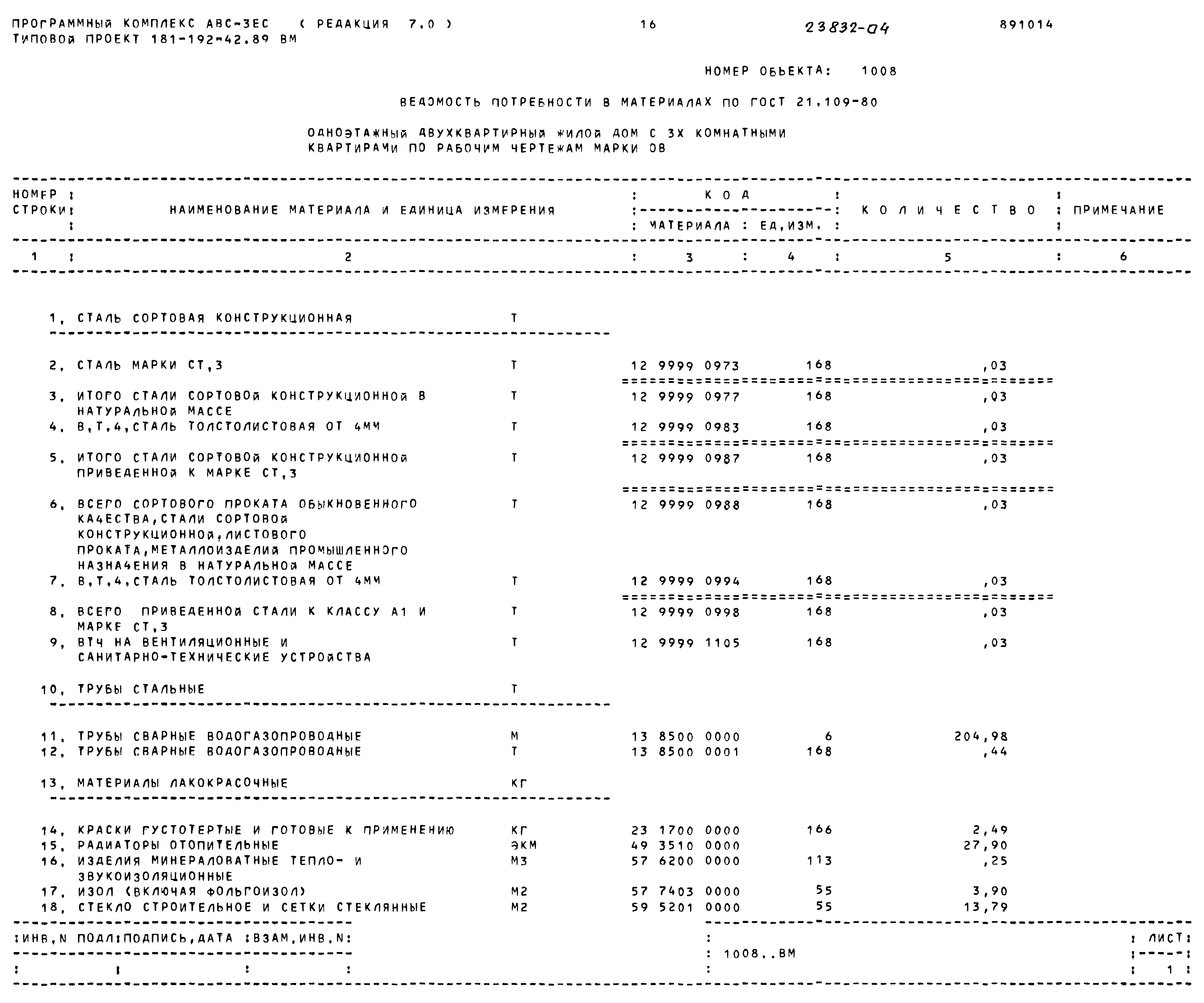Типовой проект 181-192-42.89