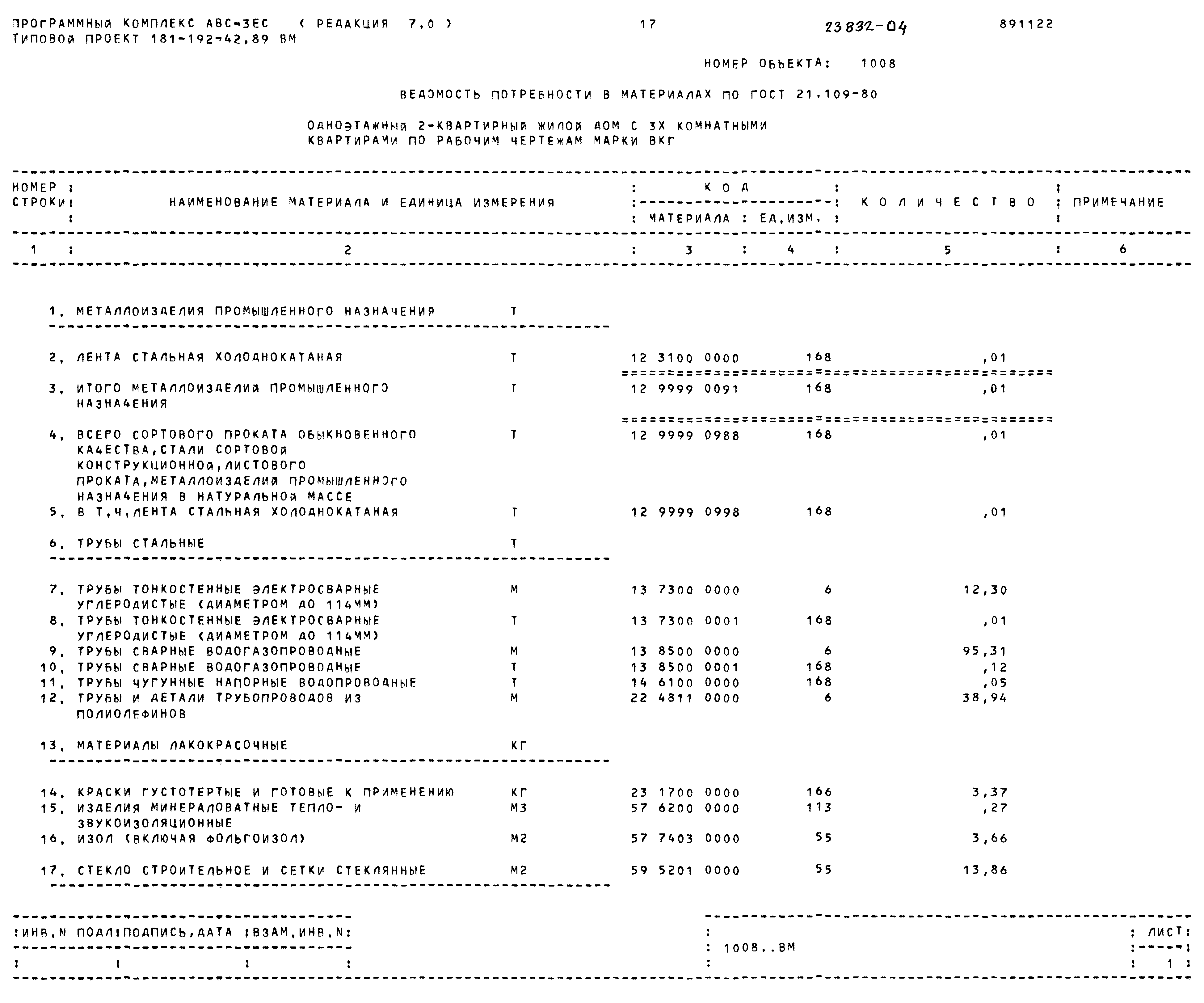 Типовой проект 181-192-42.89