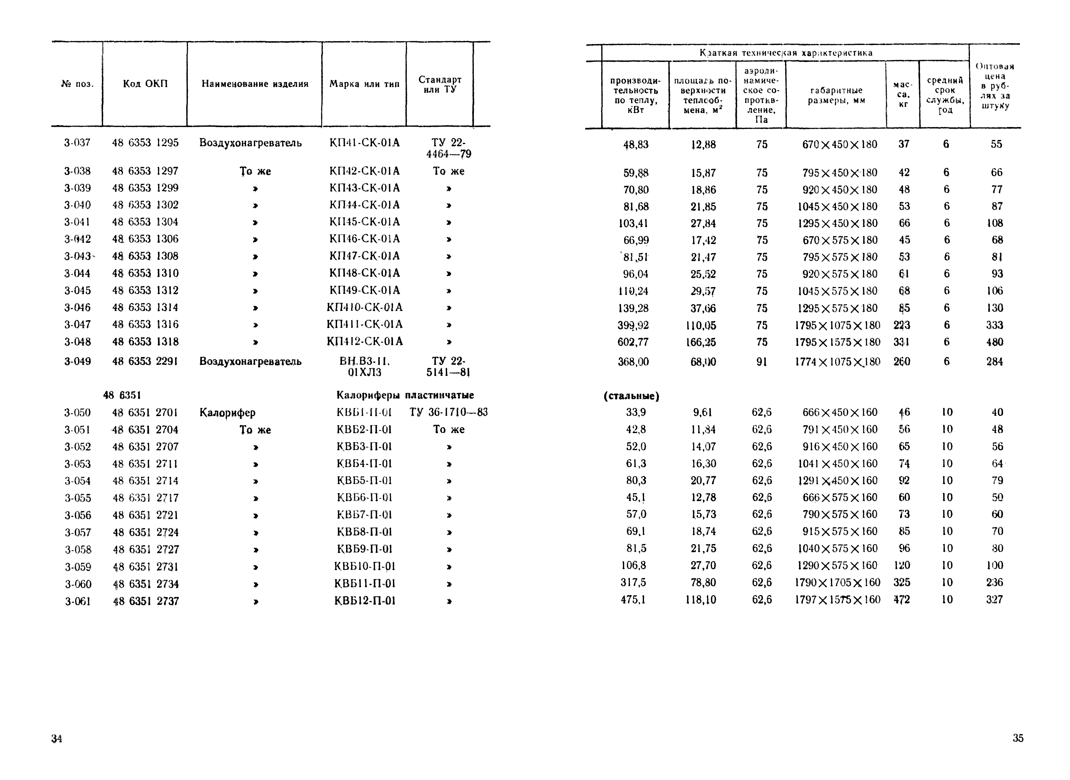 Прейскурант 23-08