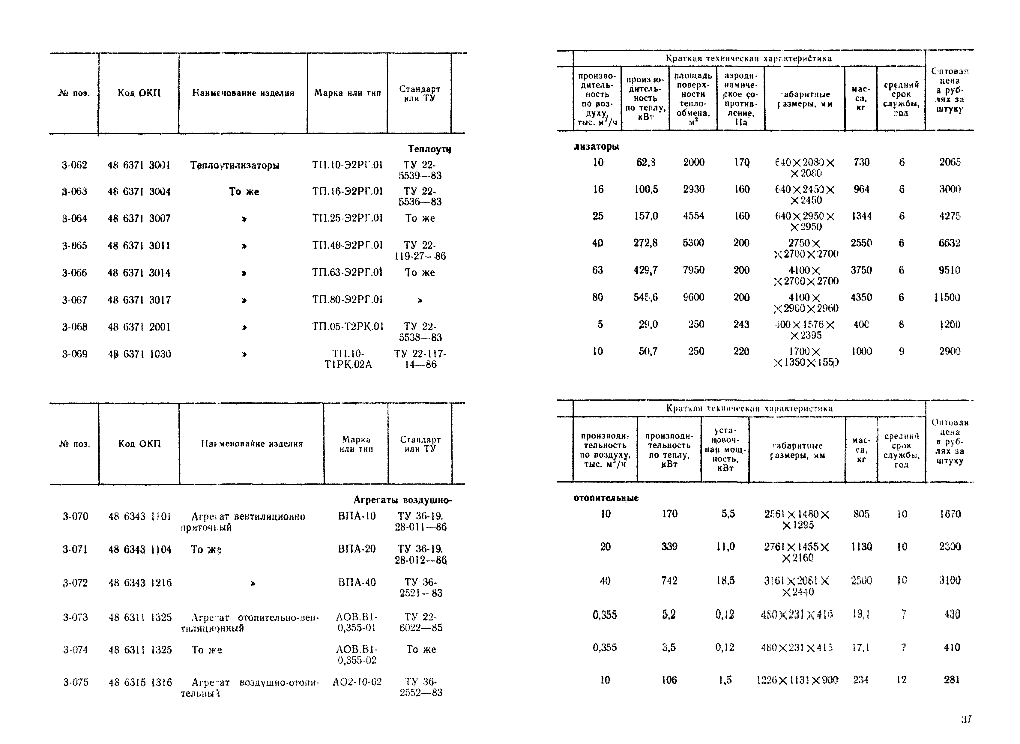 Прейскурант 23-08