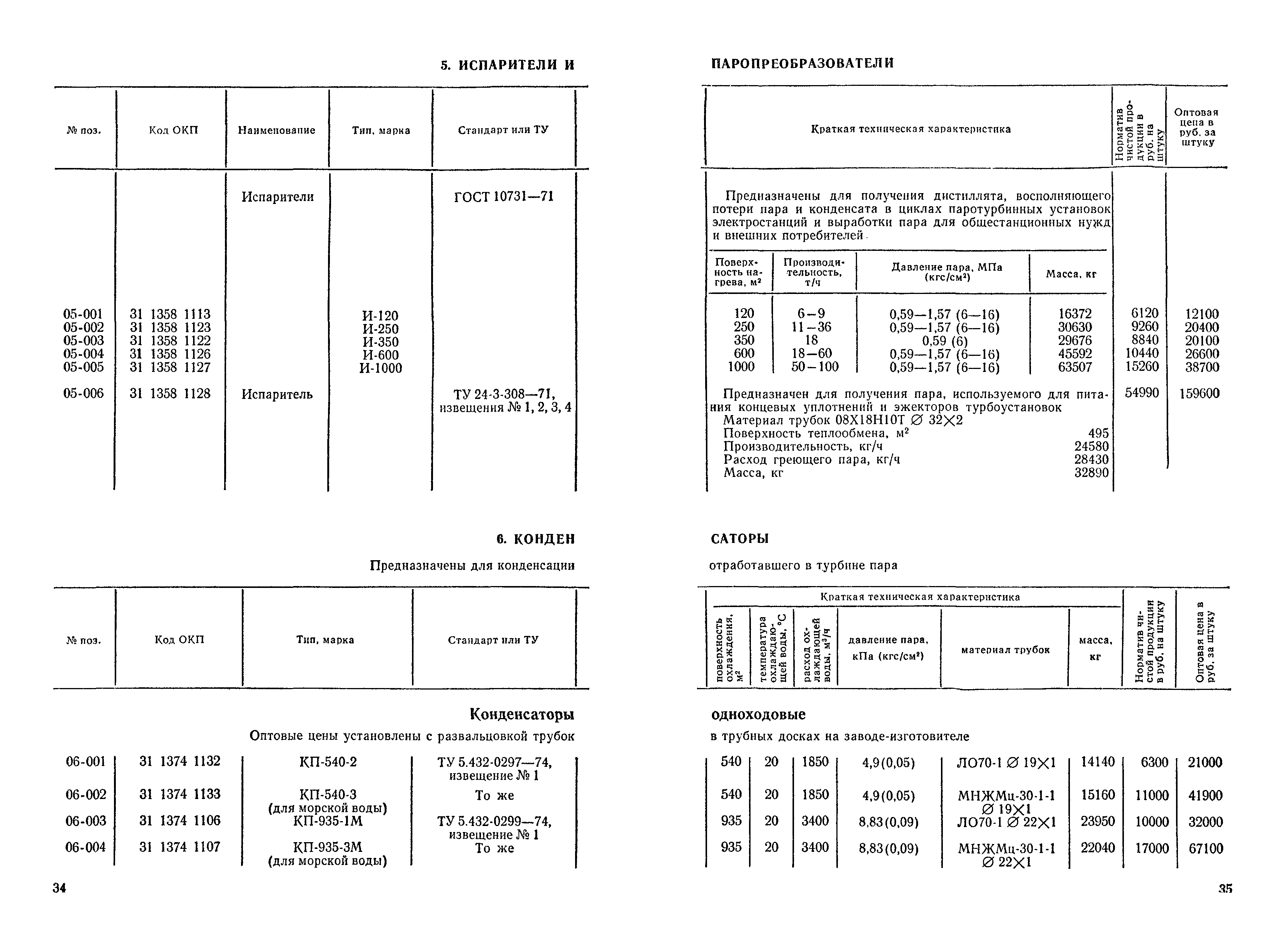 Прейскурант 19-05