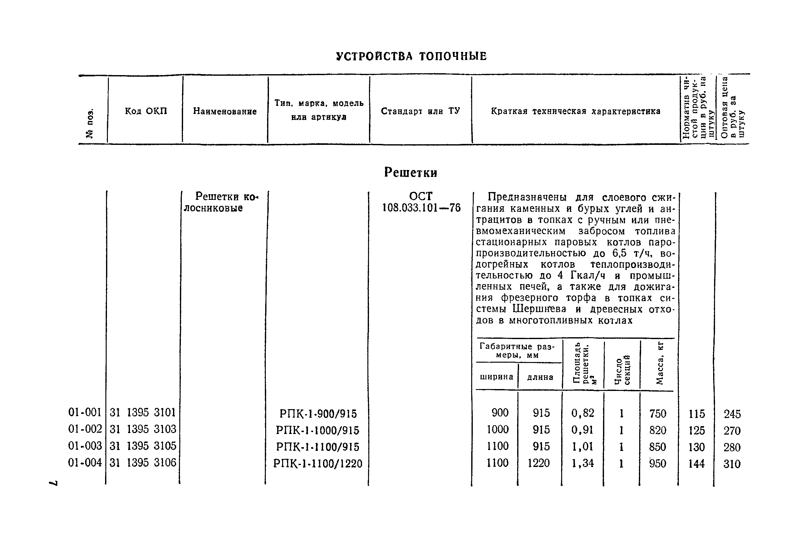 Прейскурант 19-05