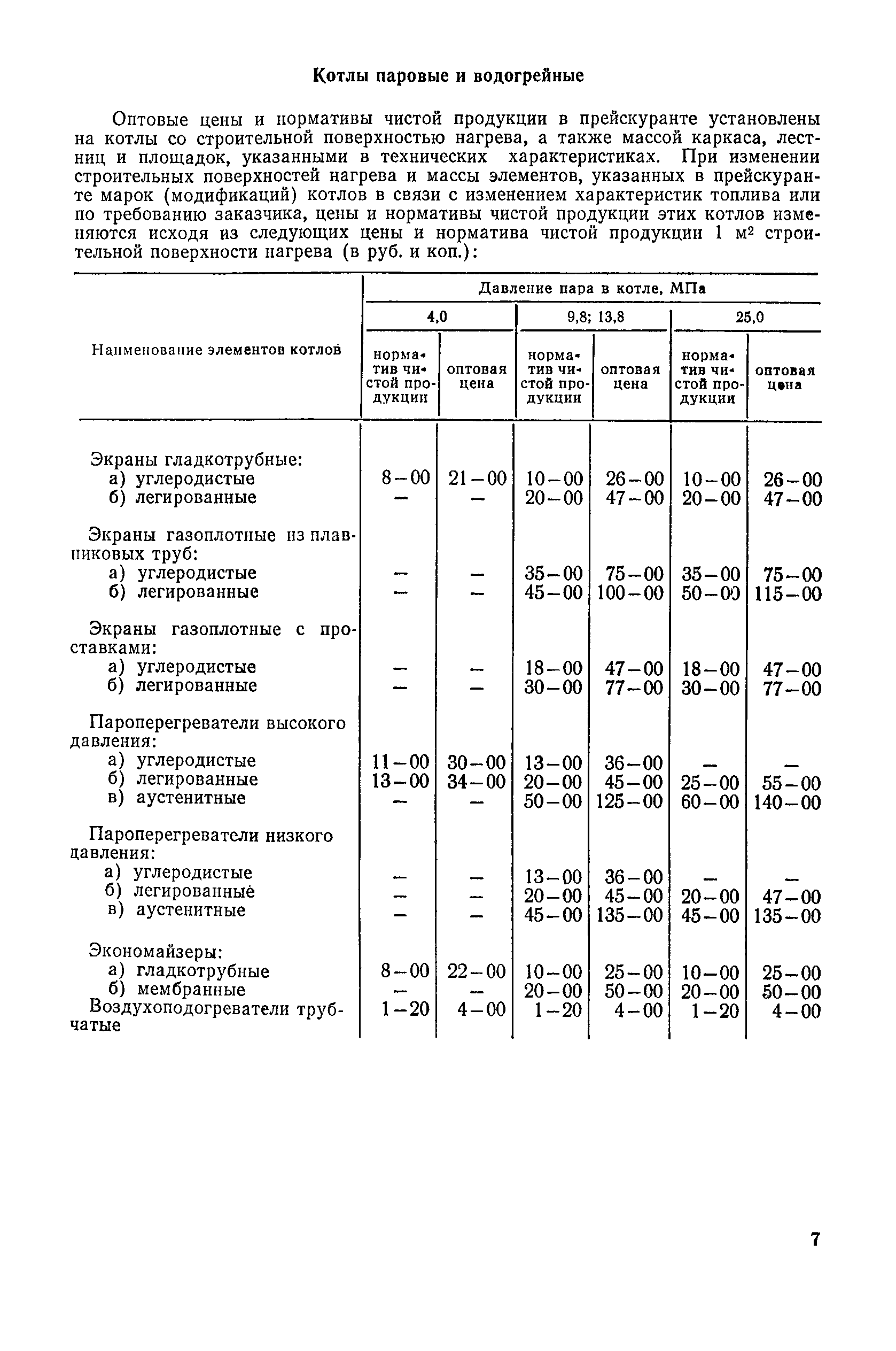 Прейскурант 19-04