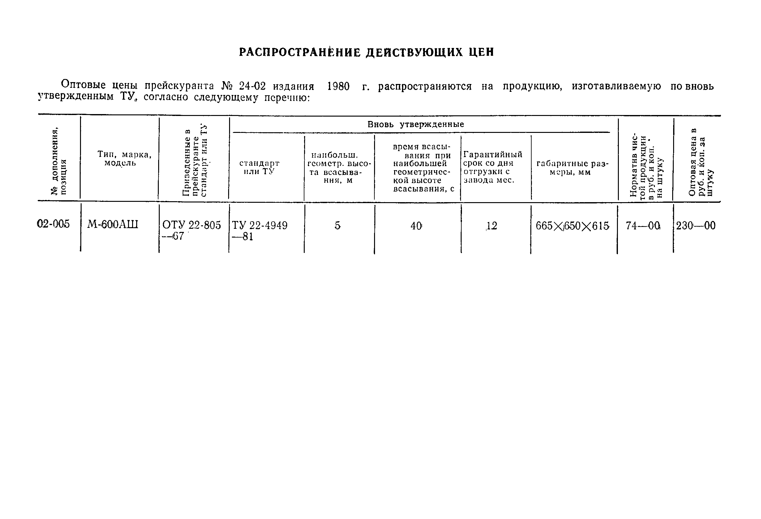 Прейскурант 24-02