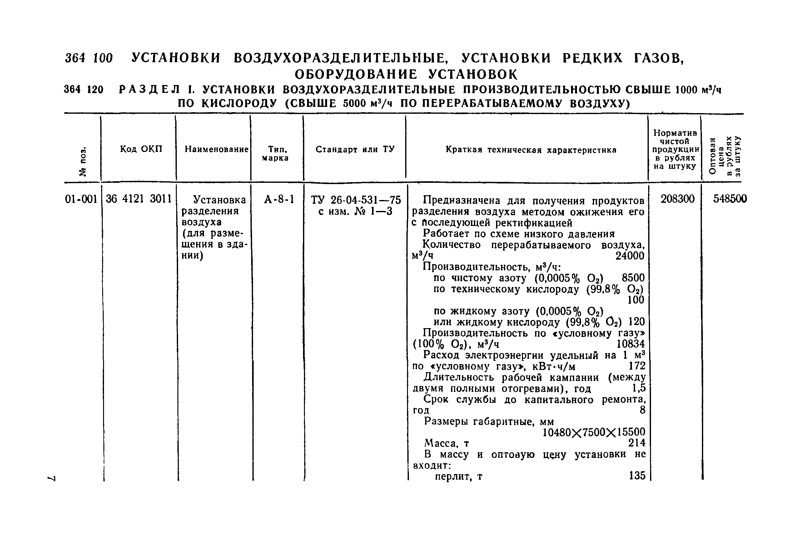 Прейскурант 23-11