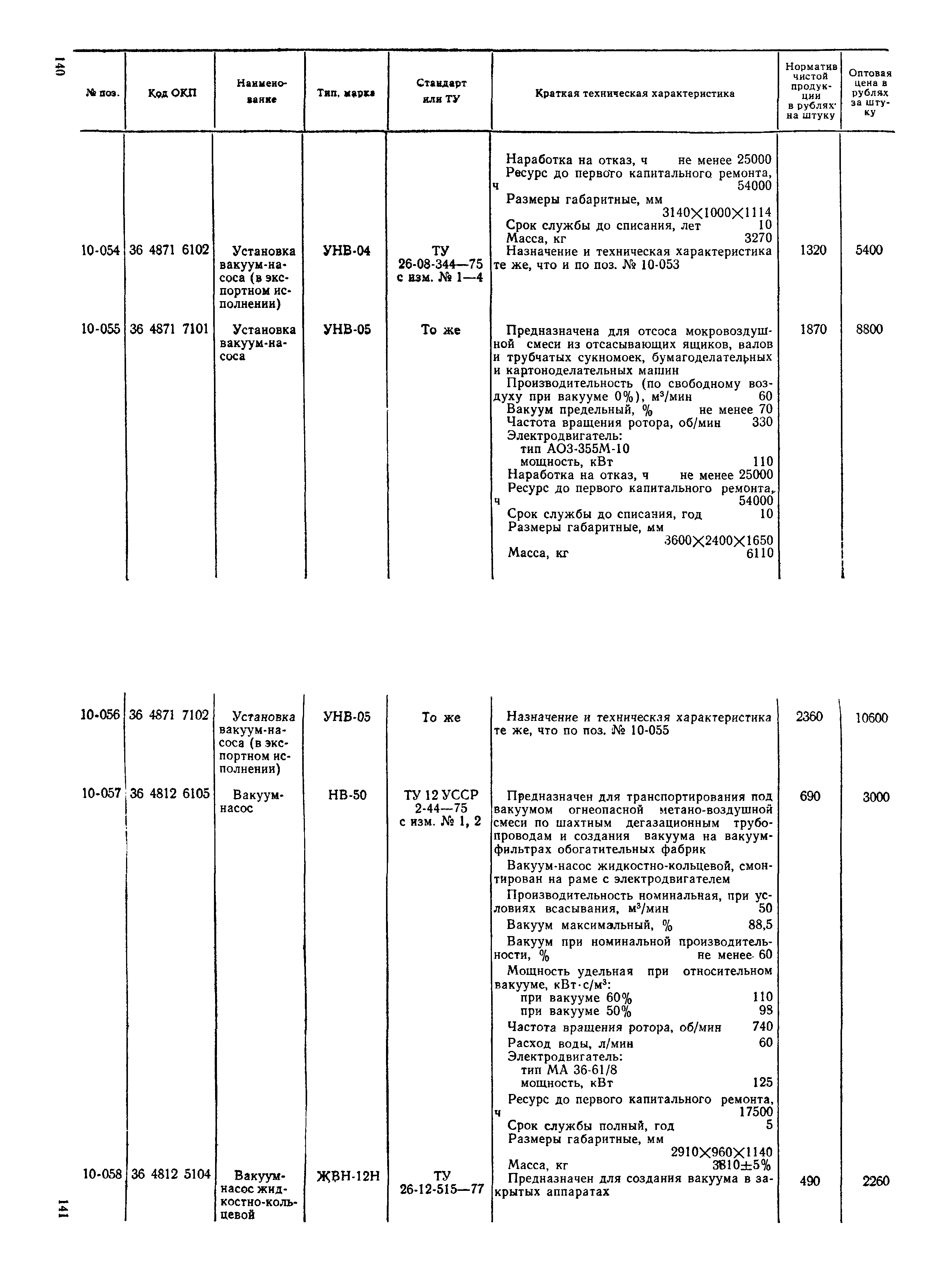 Прейскурант 23-11