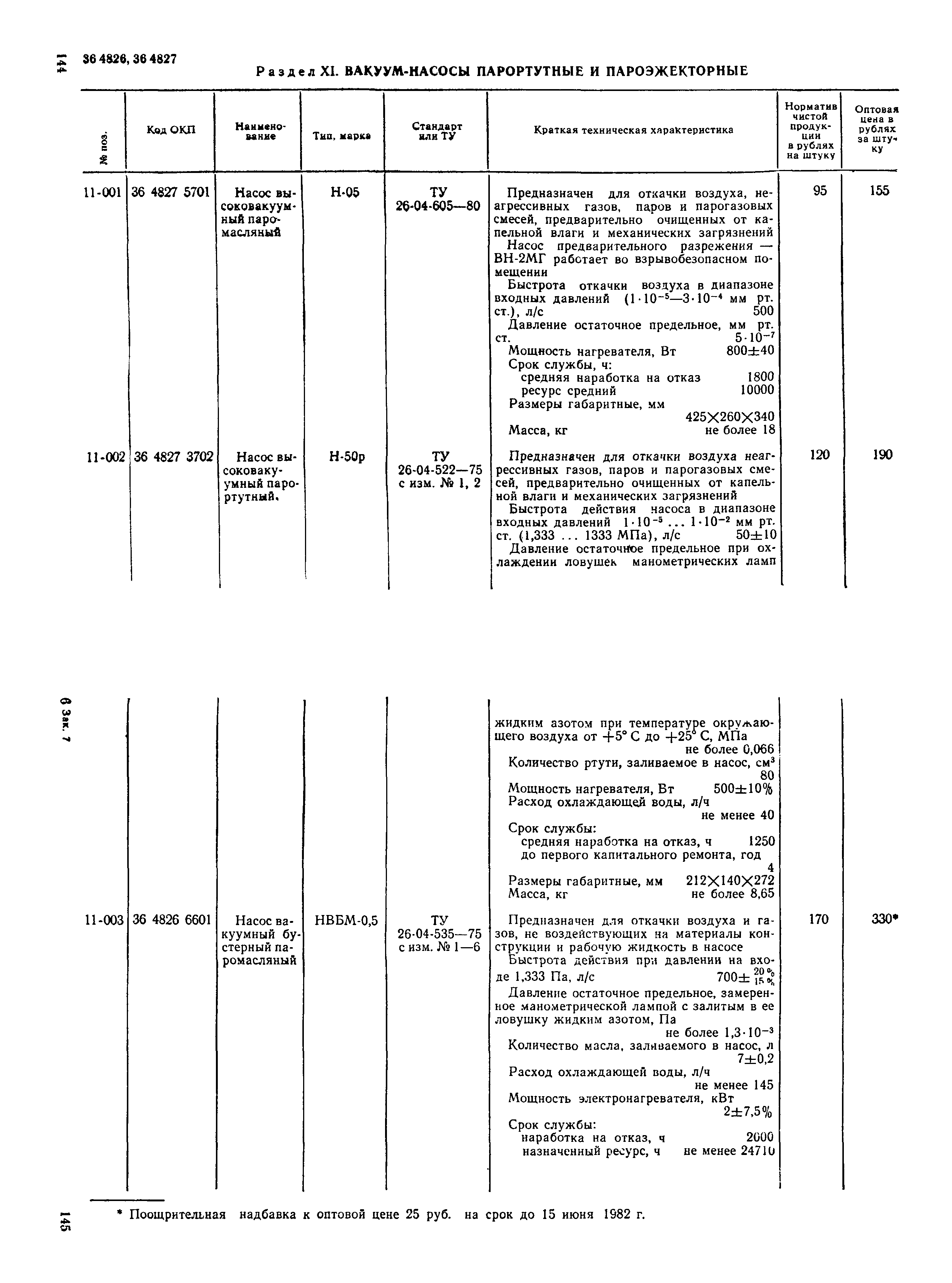 Прейскурант 23-11