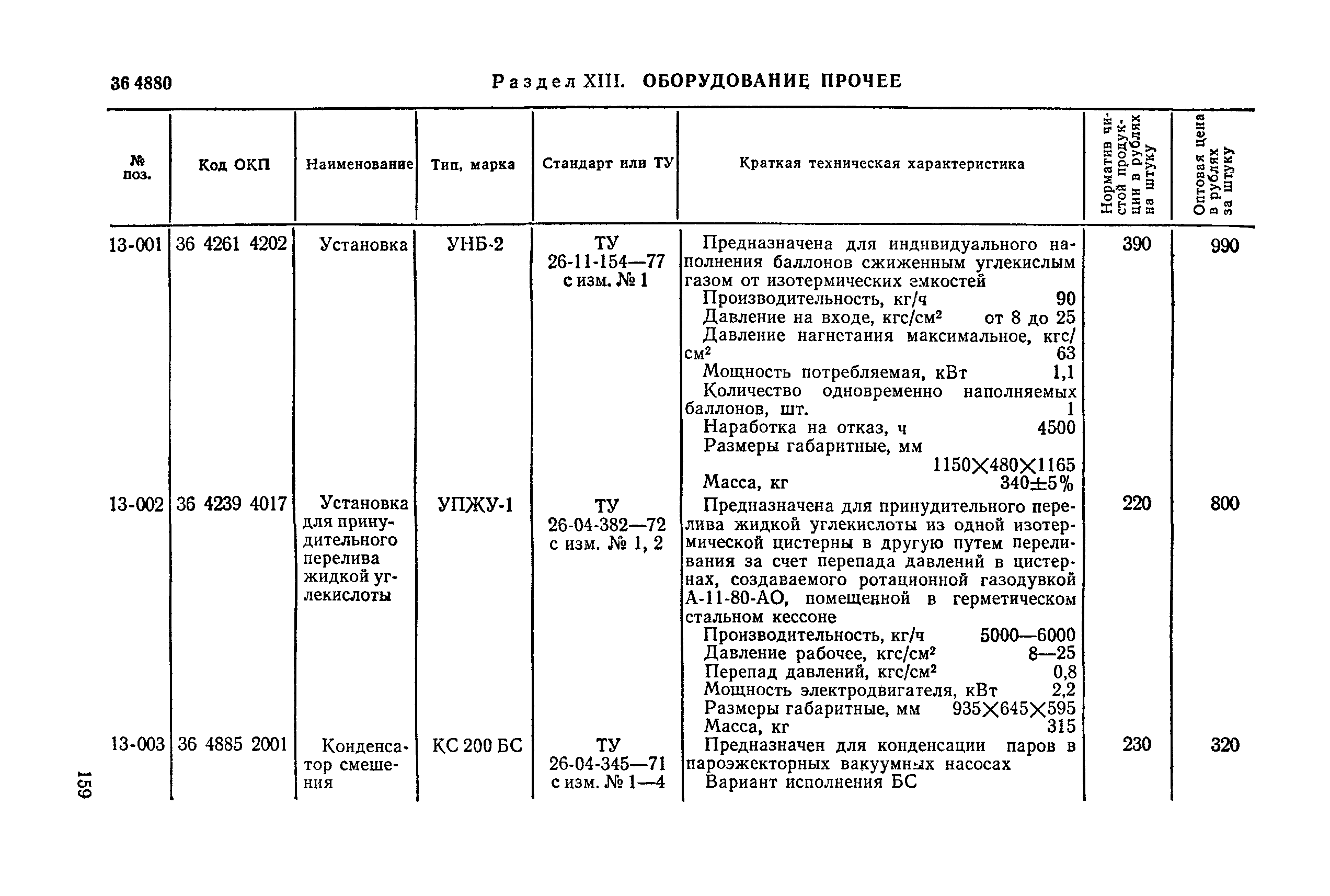 Прейскурант 23-11