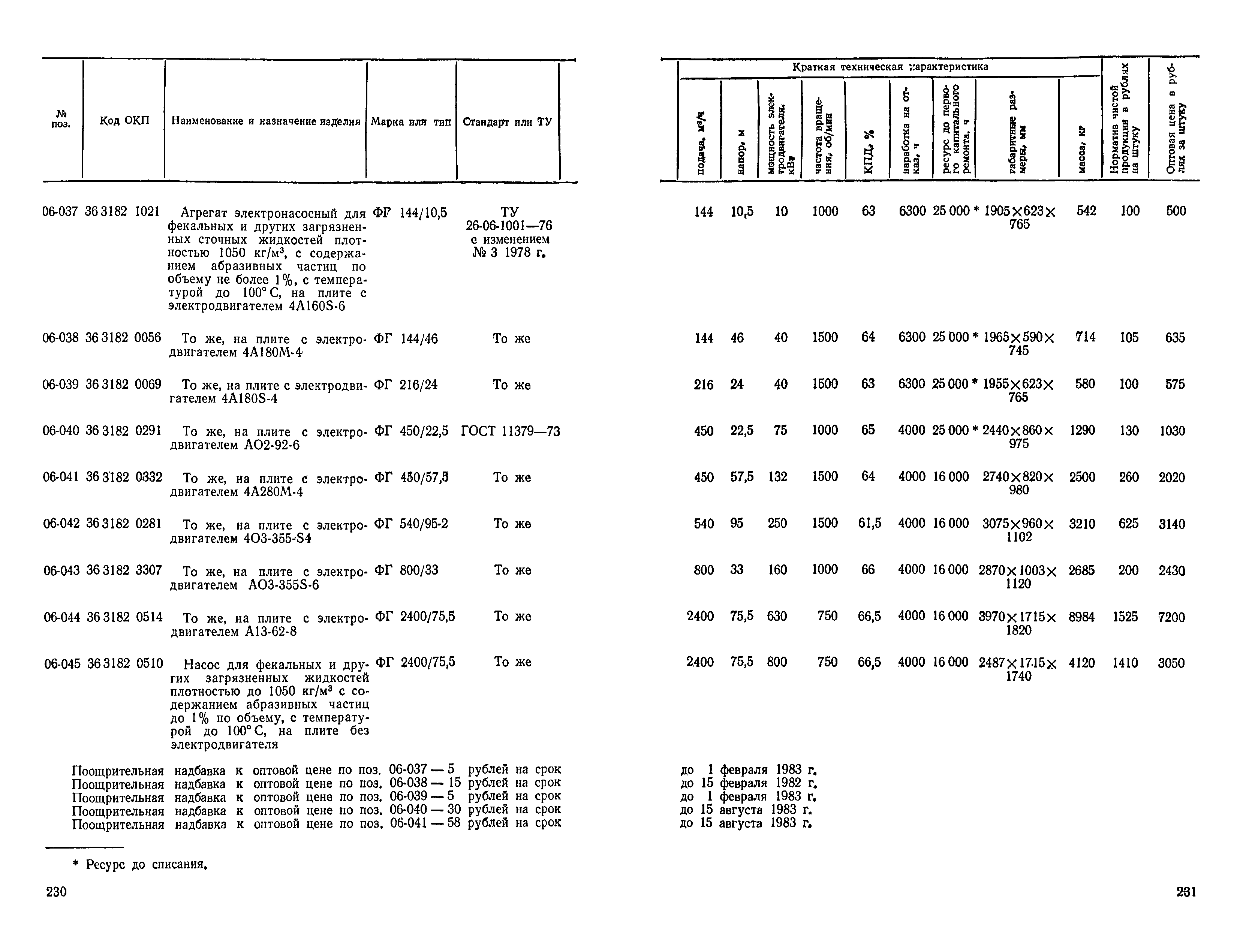 Прейскурант 23-01