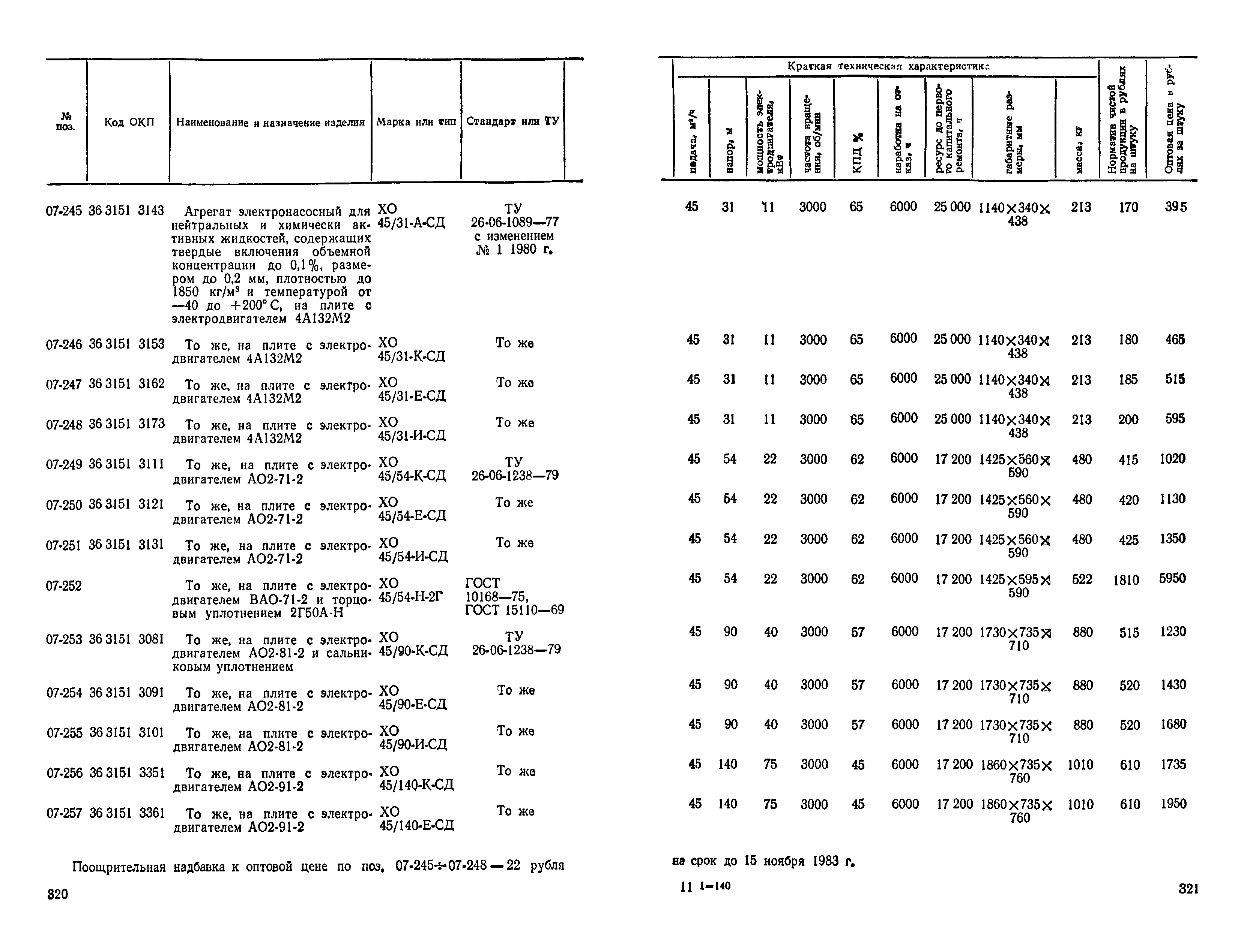 Прейскурант 23-01