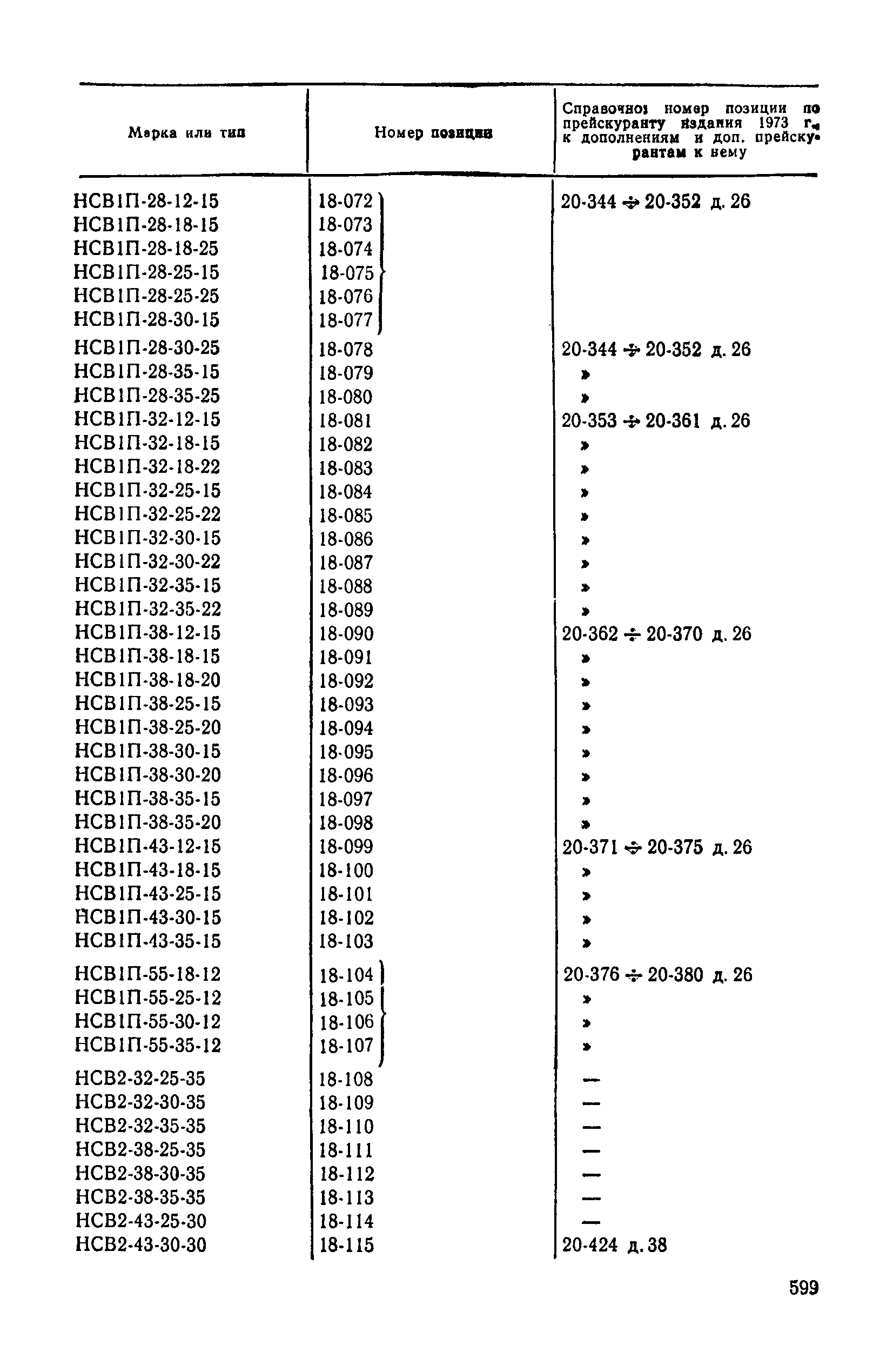 Прейскурант 23-01