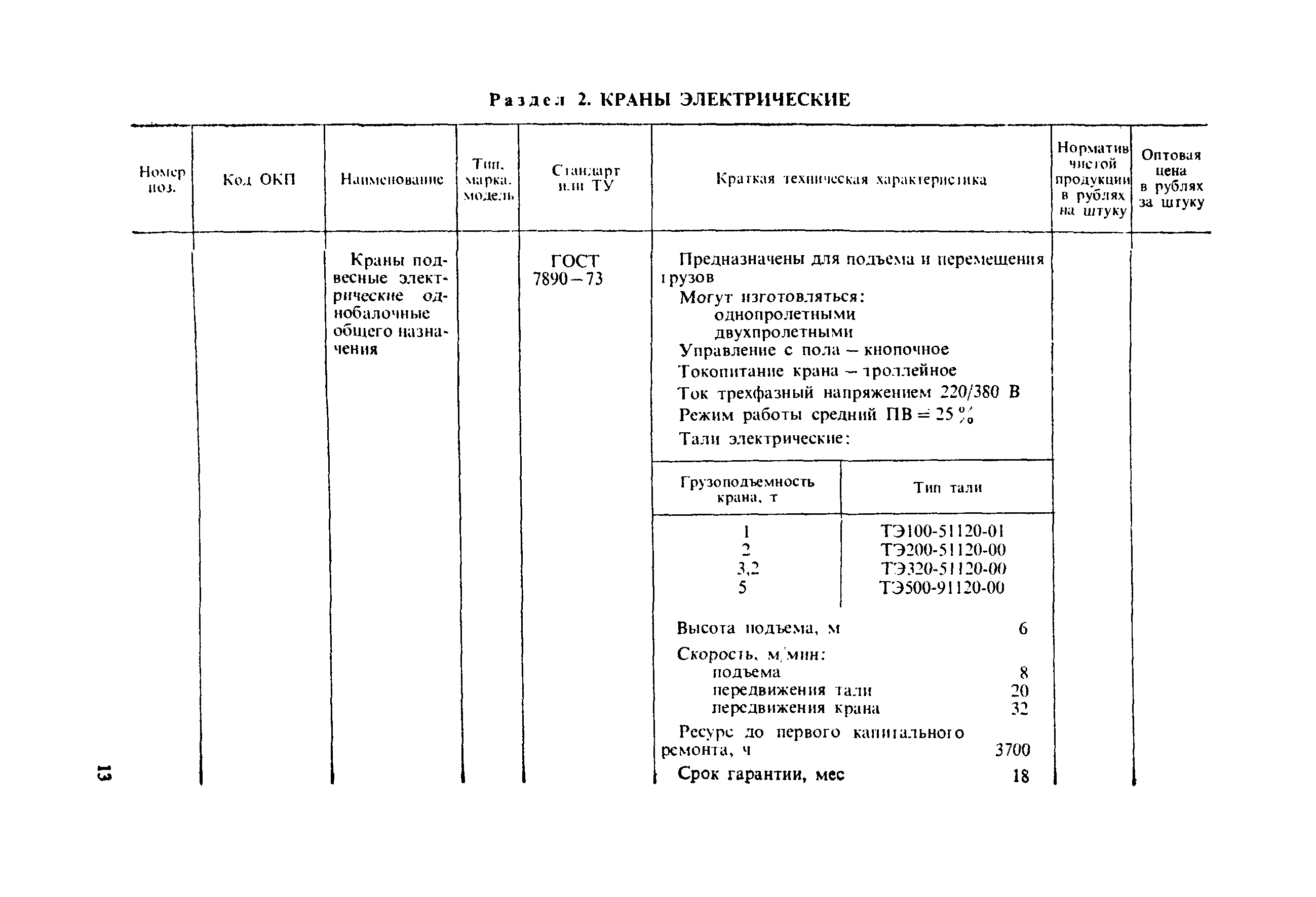 Прейскурант 19-06