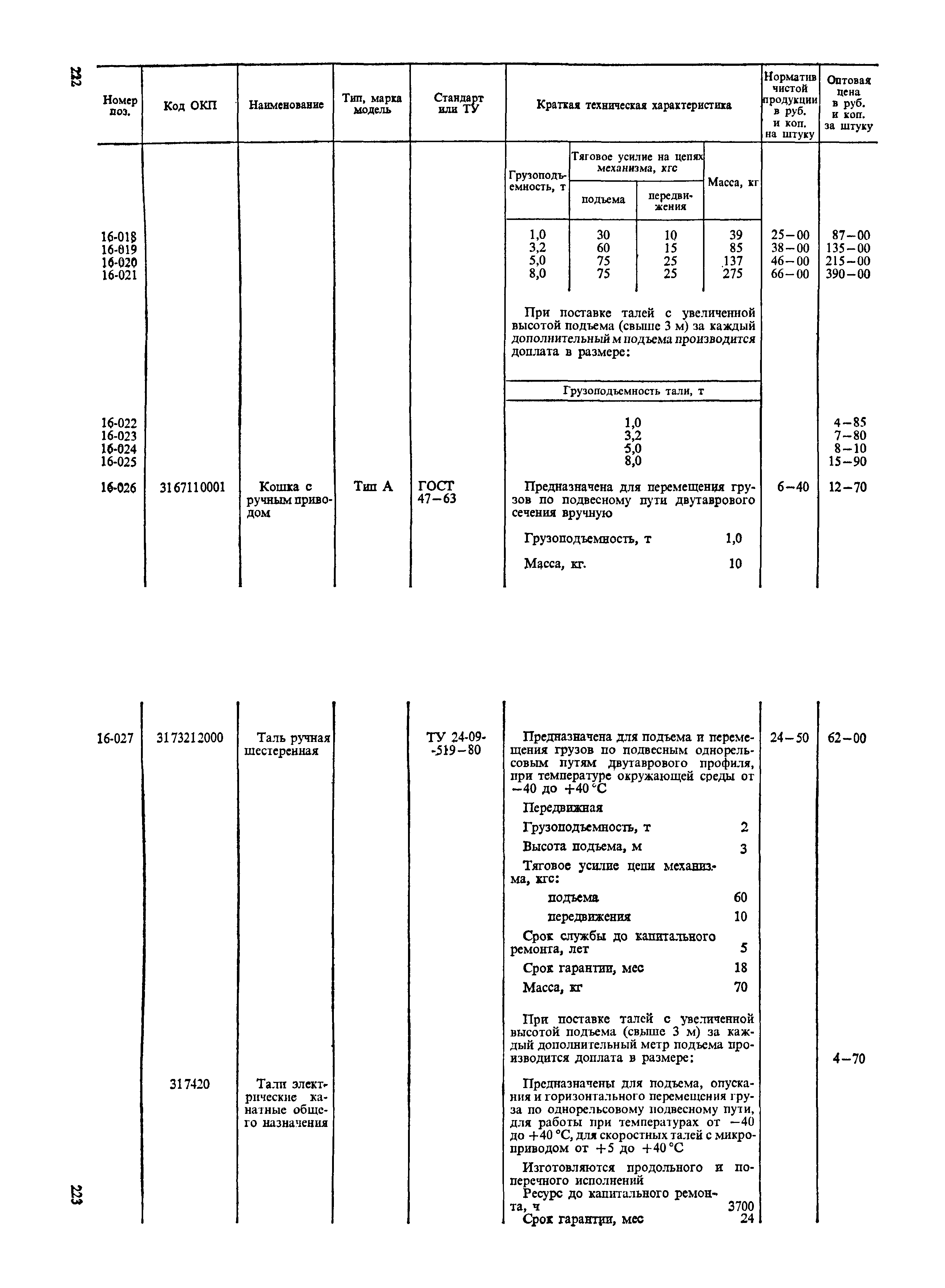 Прейскурант 19-06