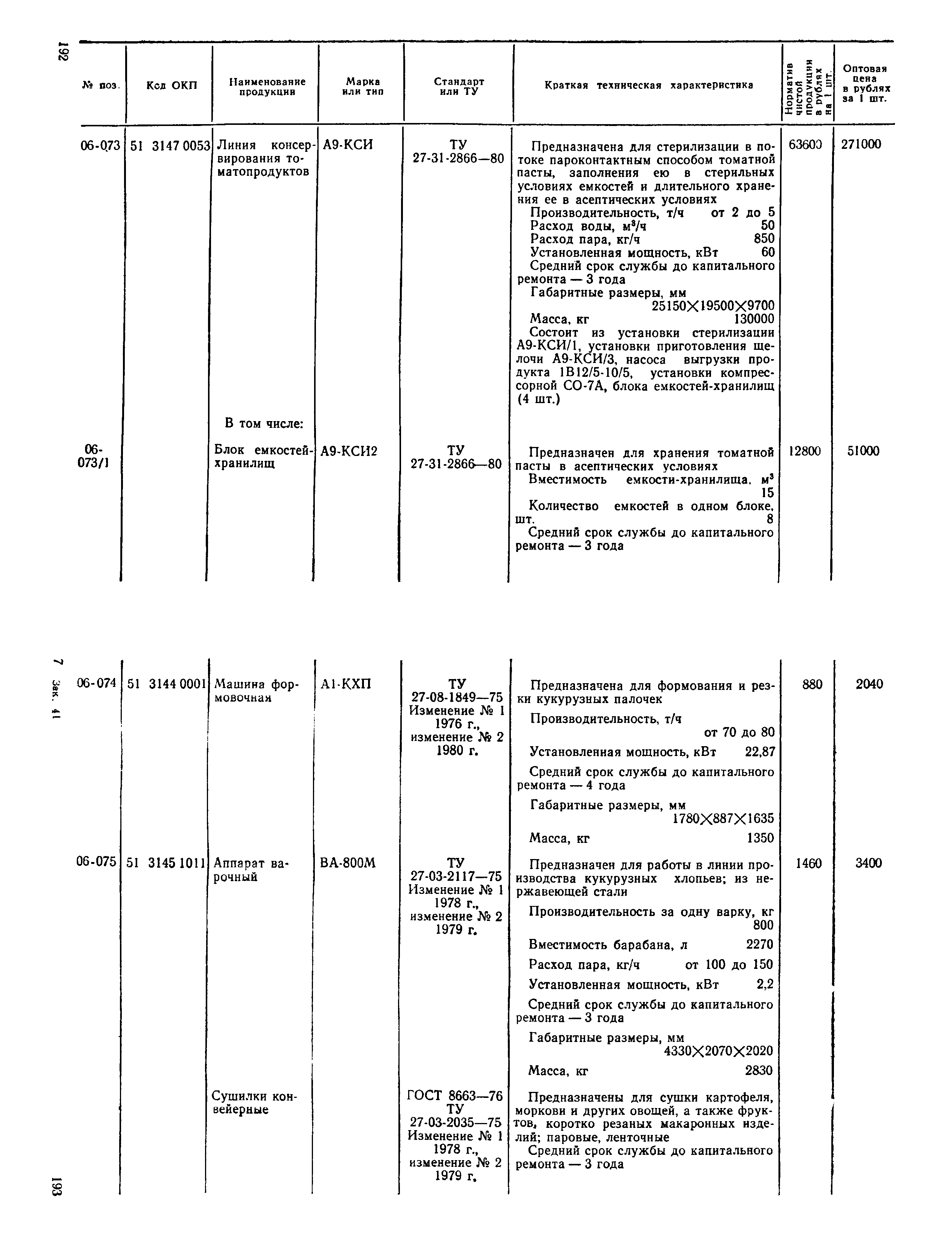 Прейскурант 24-03