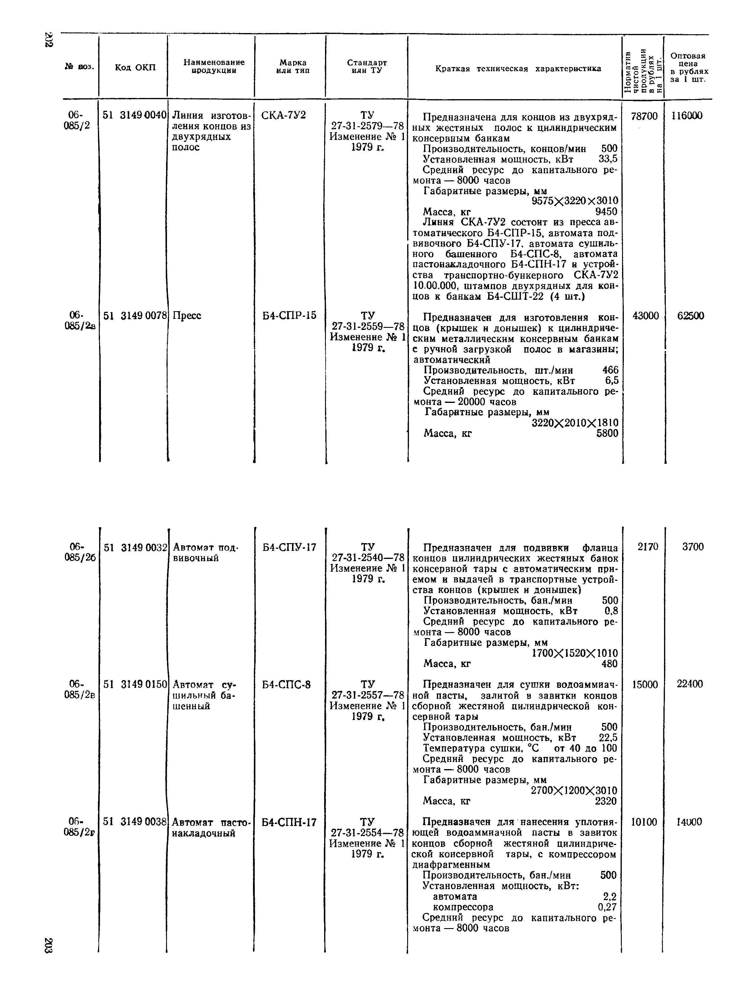 Прейскурант 24-03