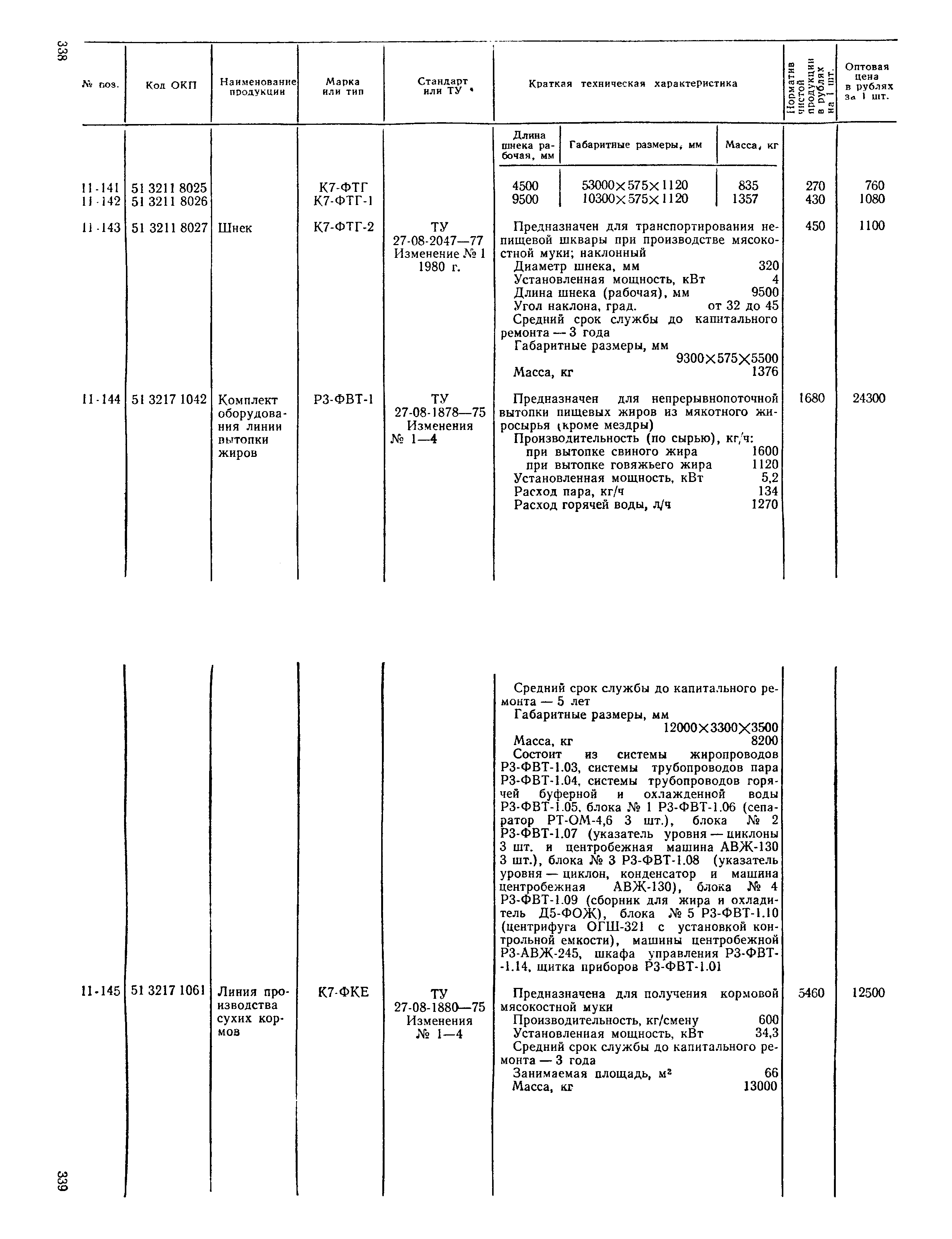 Прейскурант 24-03