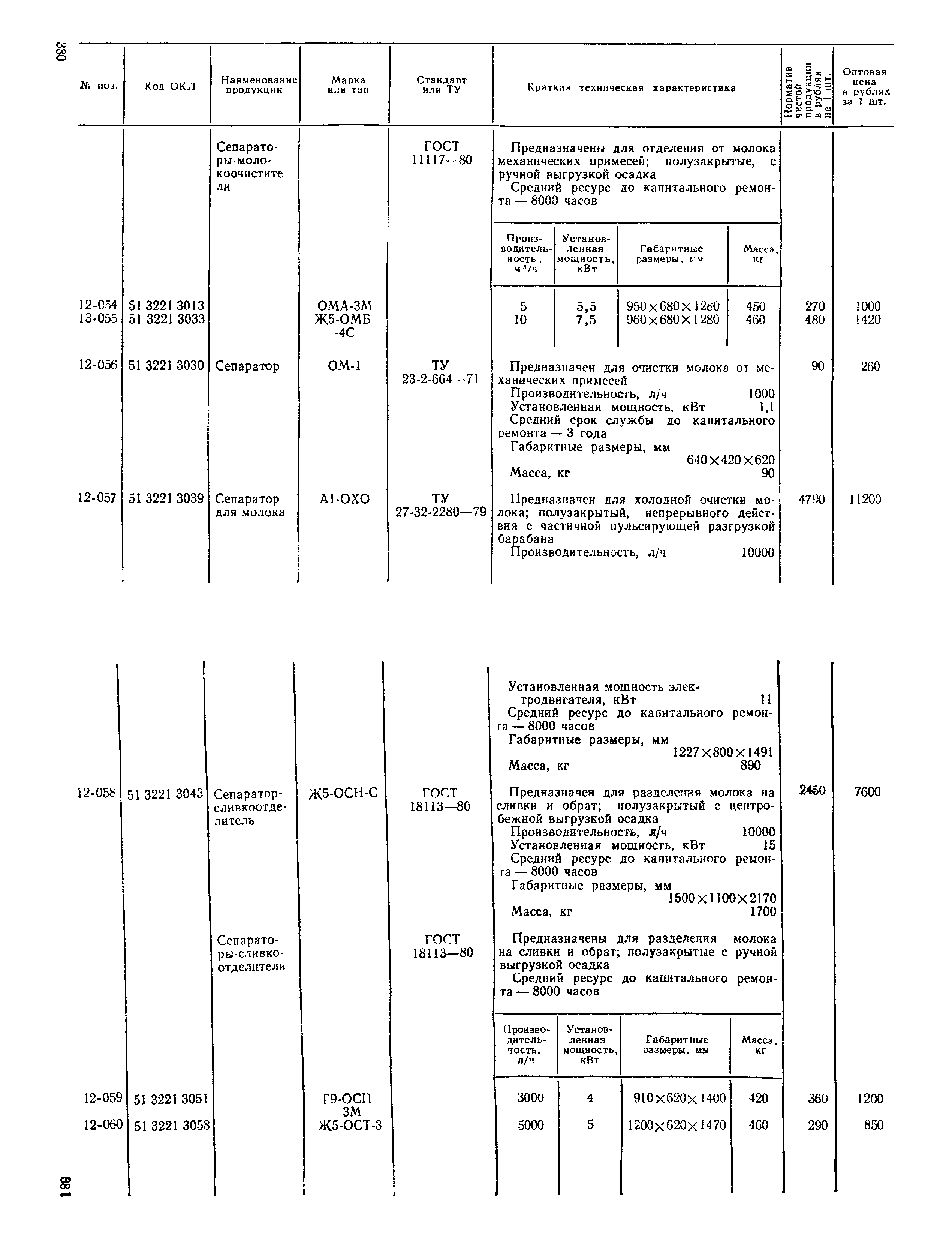 Прейскурант 24-03