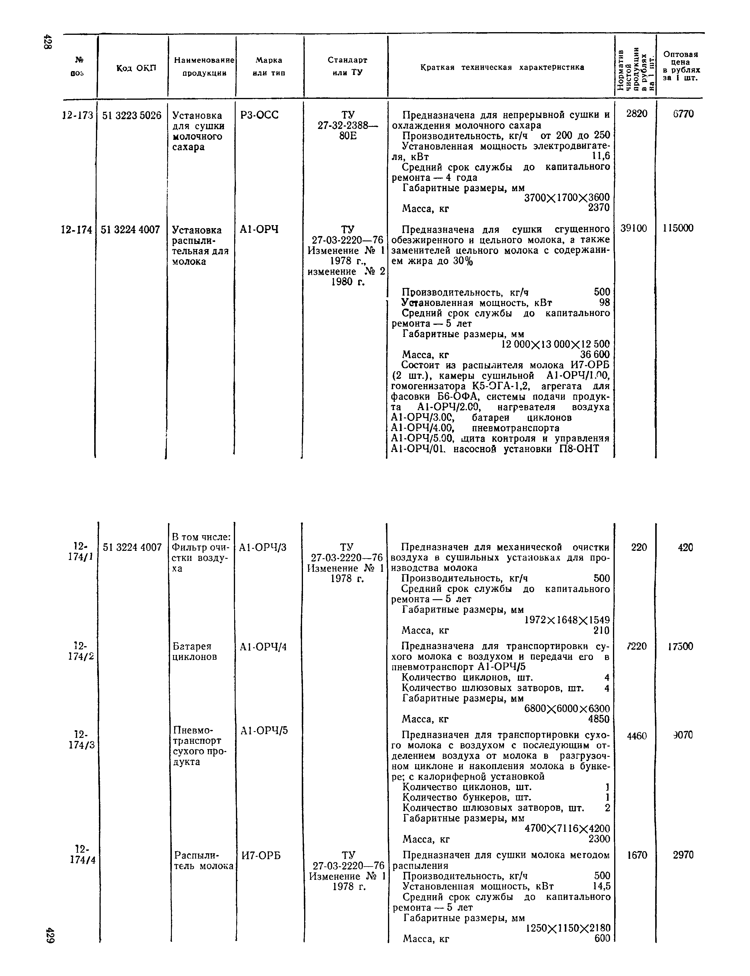 Прейскурант 24-03