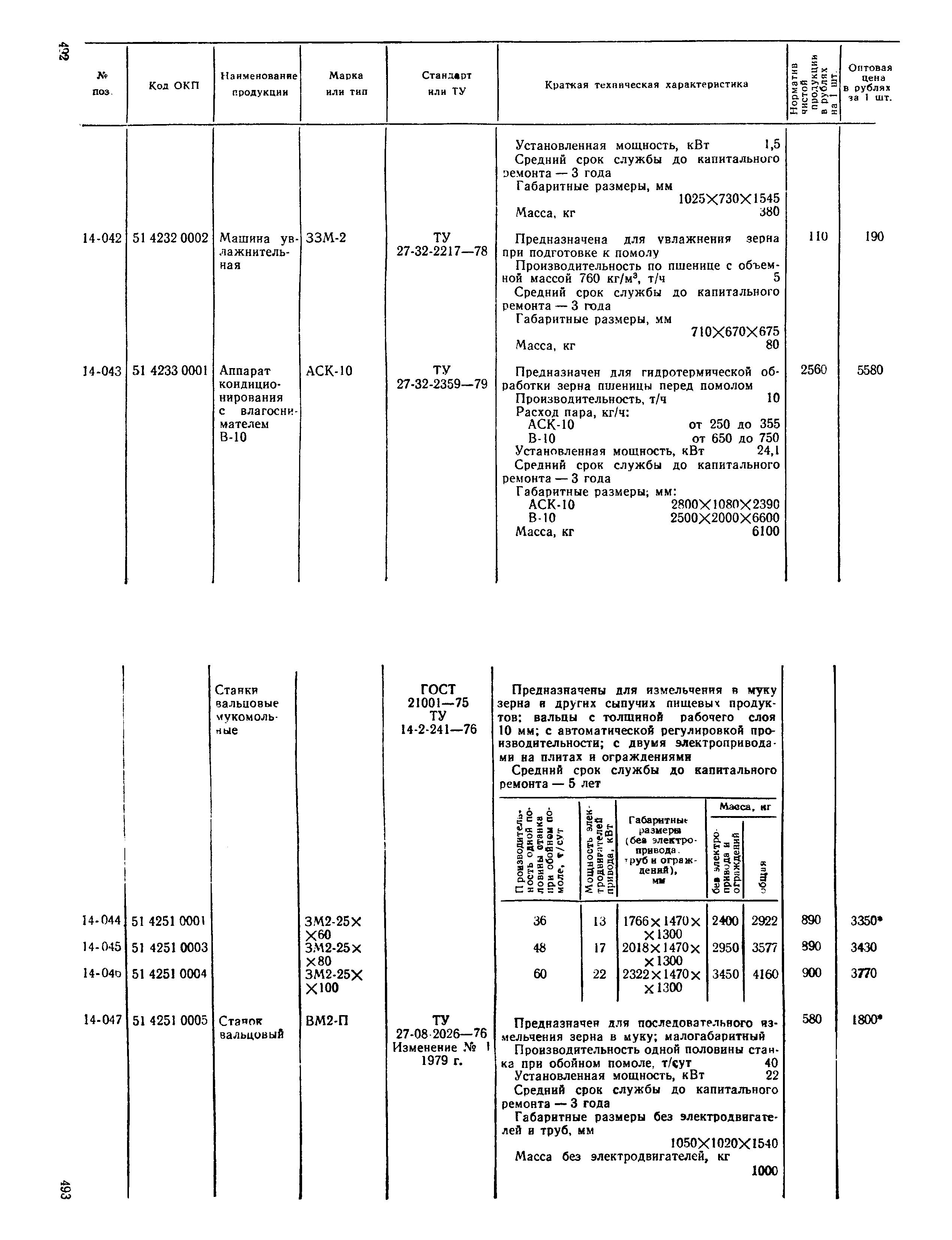 Прейскурант 24-03