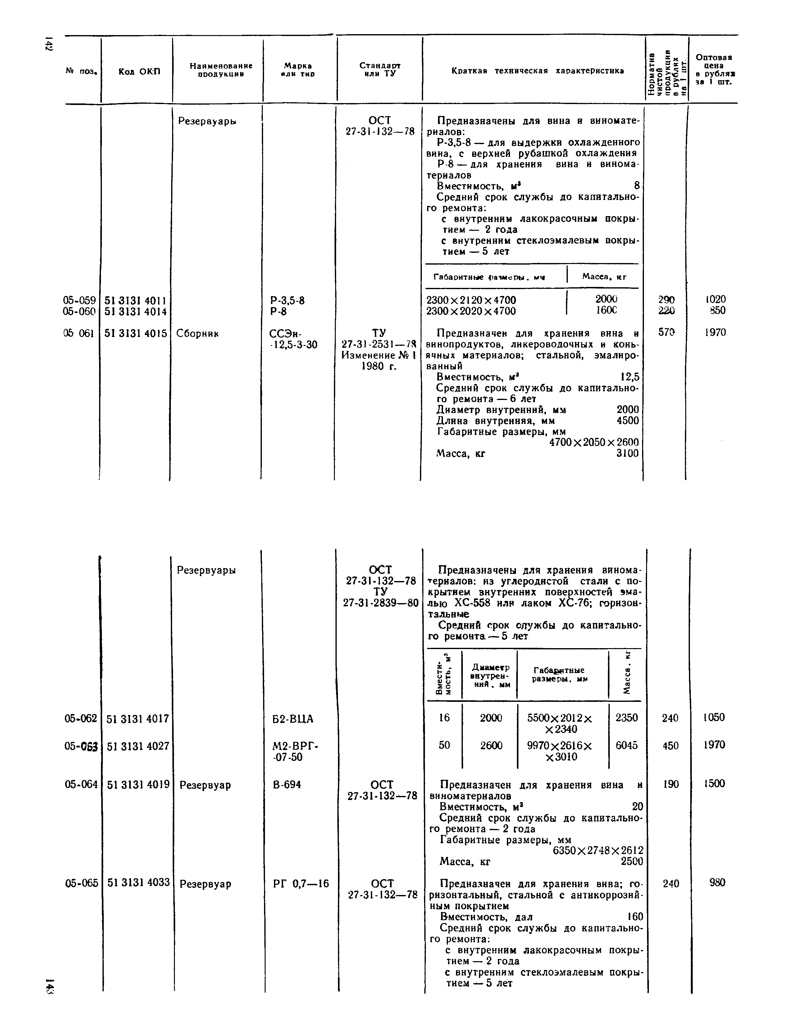 Прейскурант 24-03