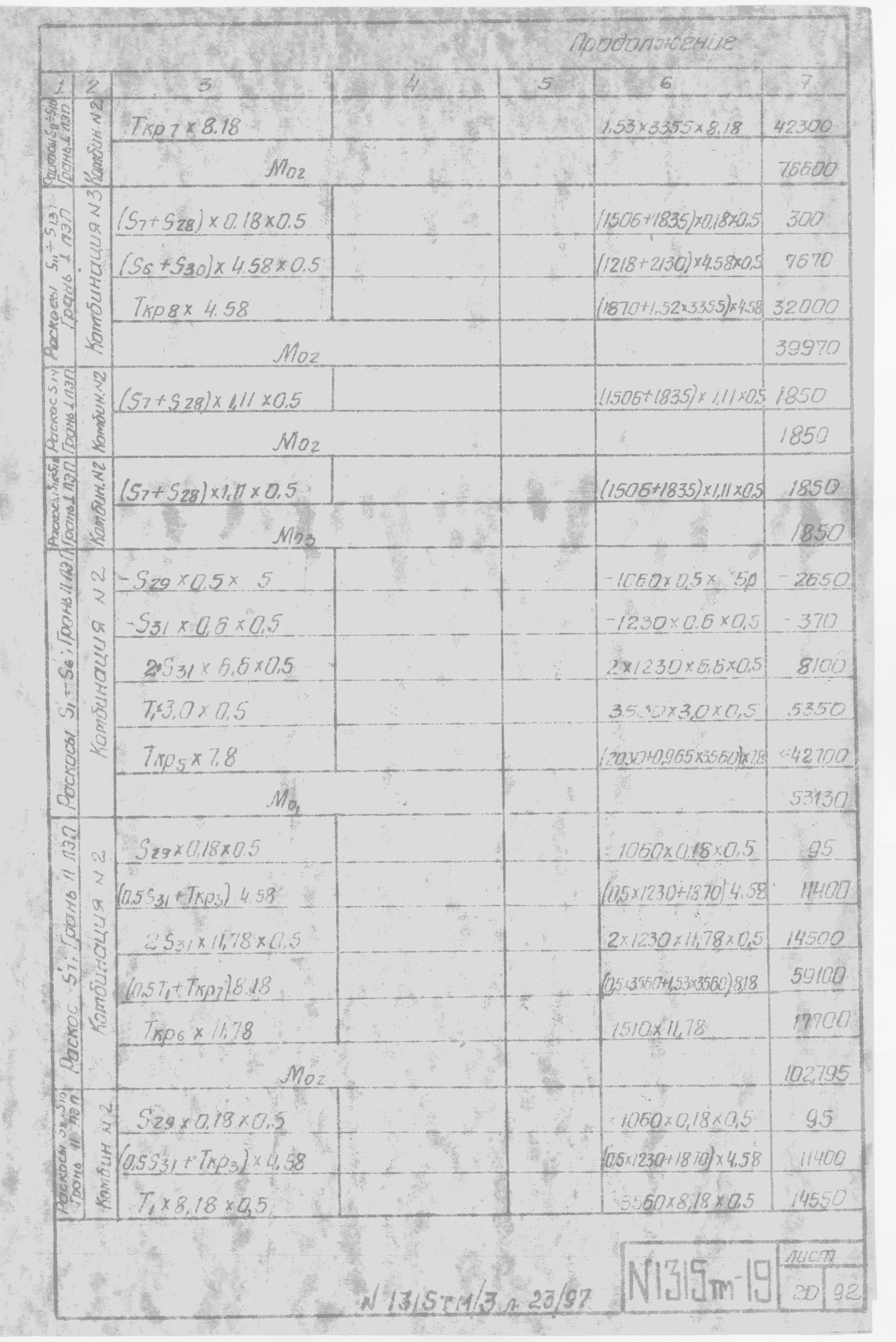 Типовой проект 1315тм