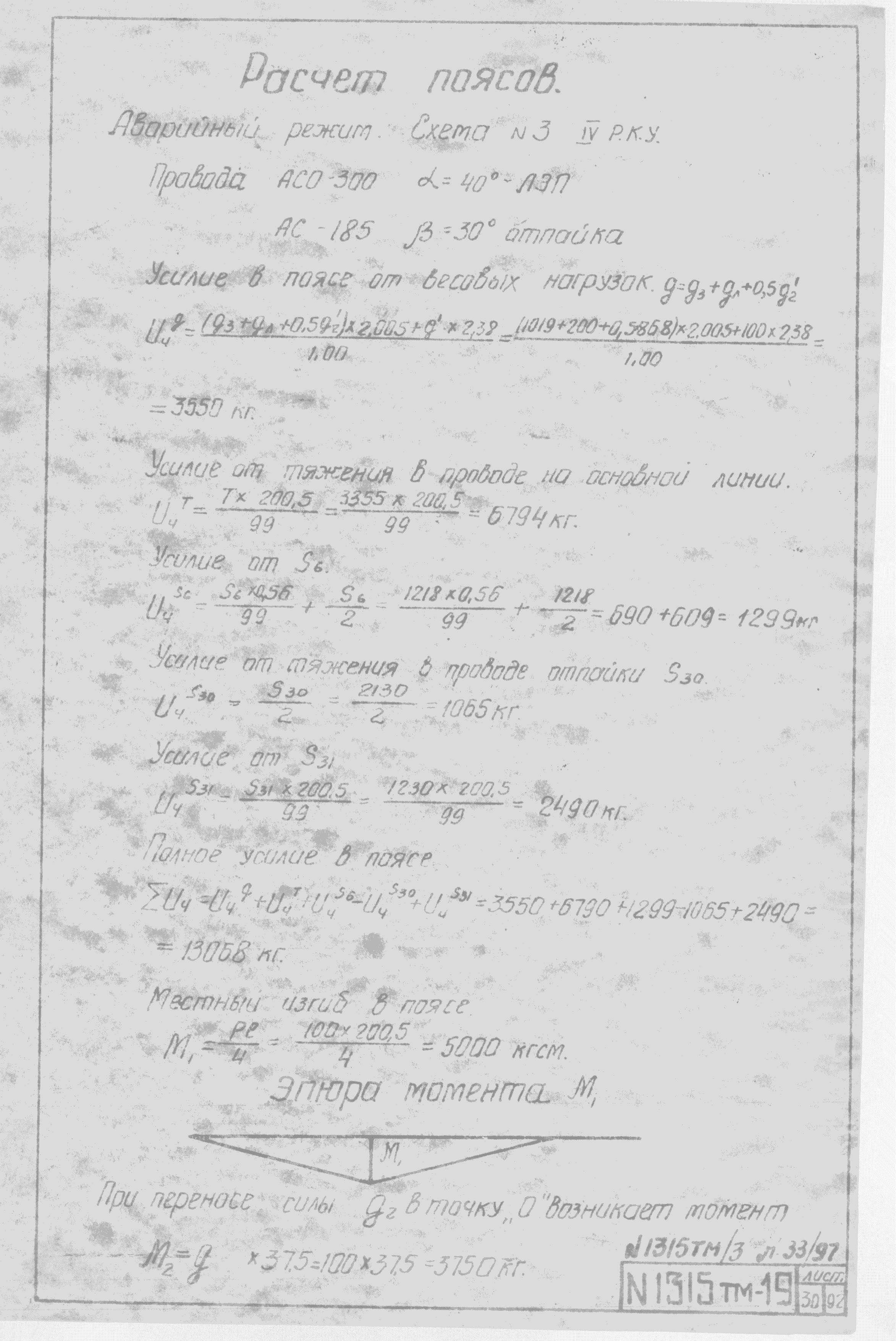 Типовой проект 1315тм