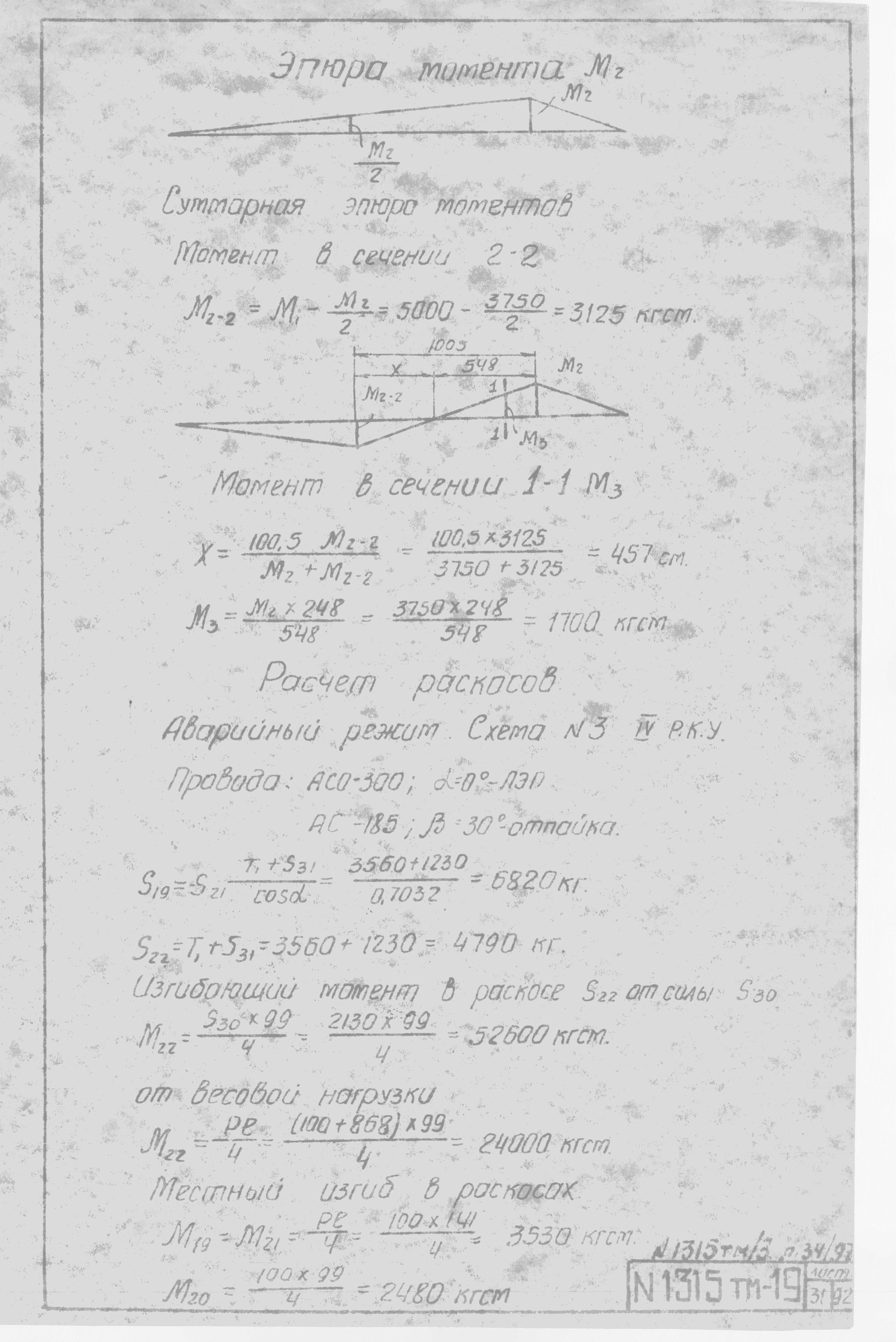 Типовой проект 1315тм