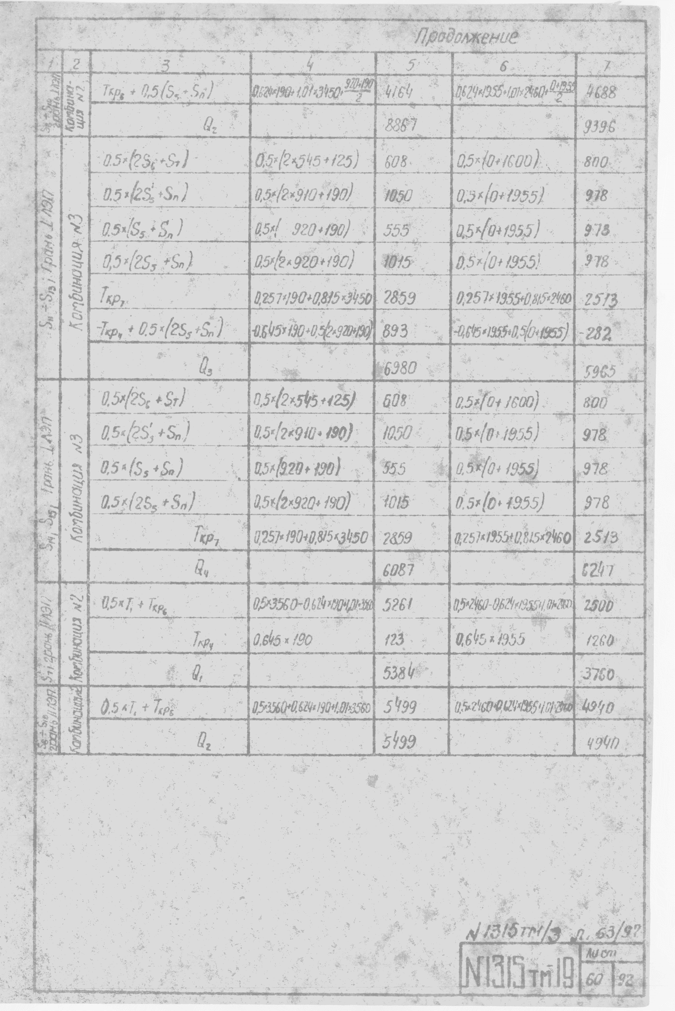 Типовой проект 1315тм