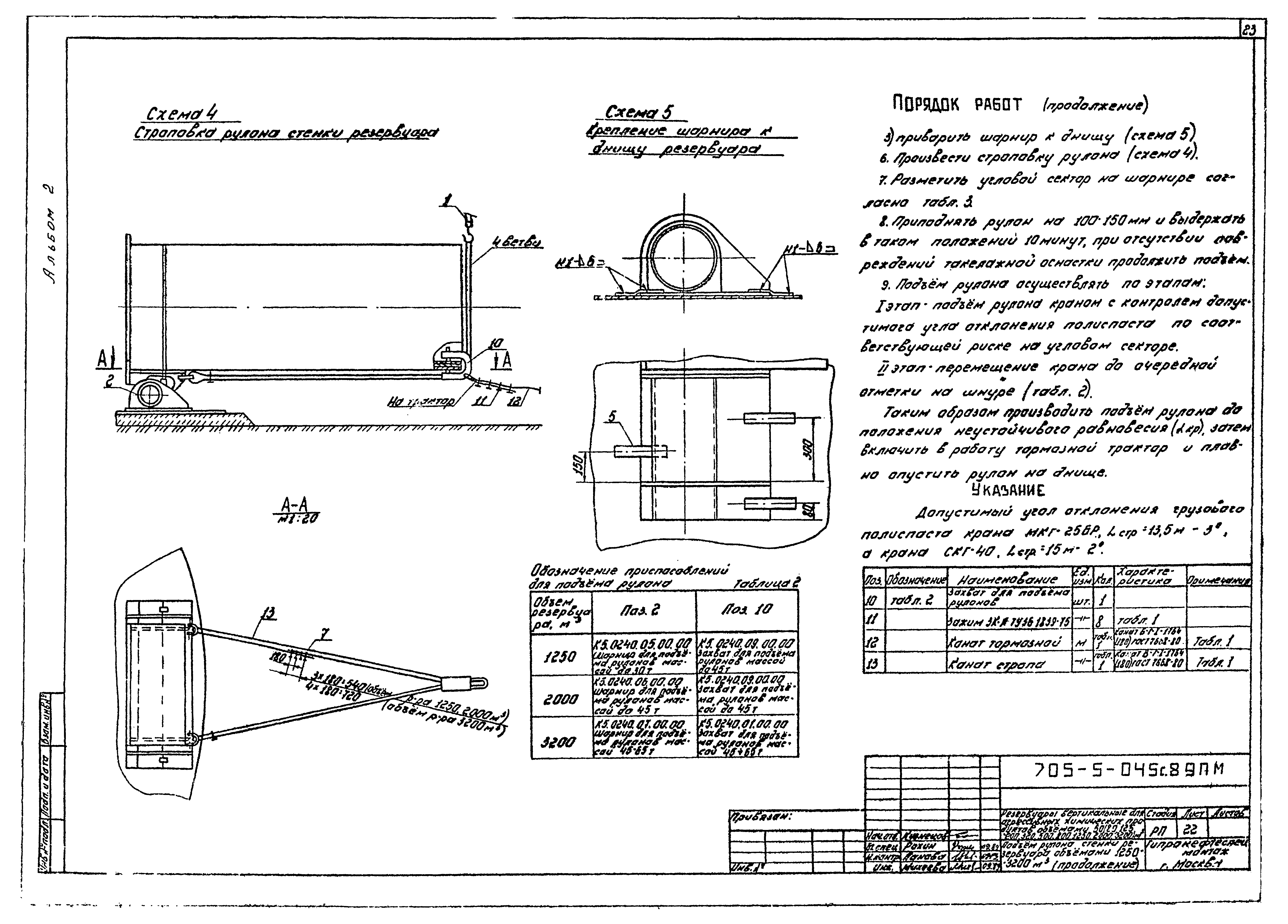 Типовые проектные решения 705-5-049с.89
