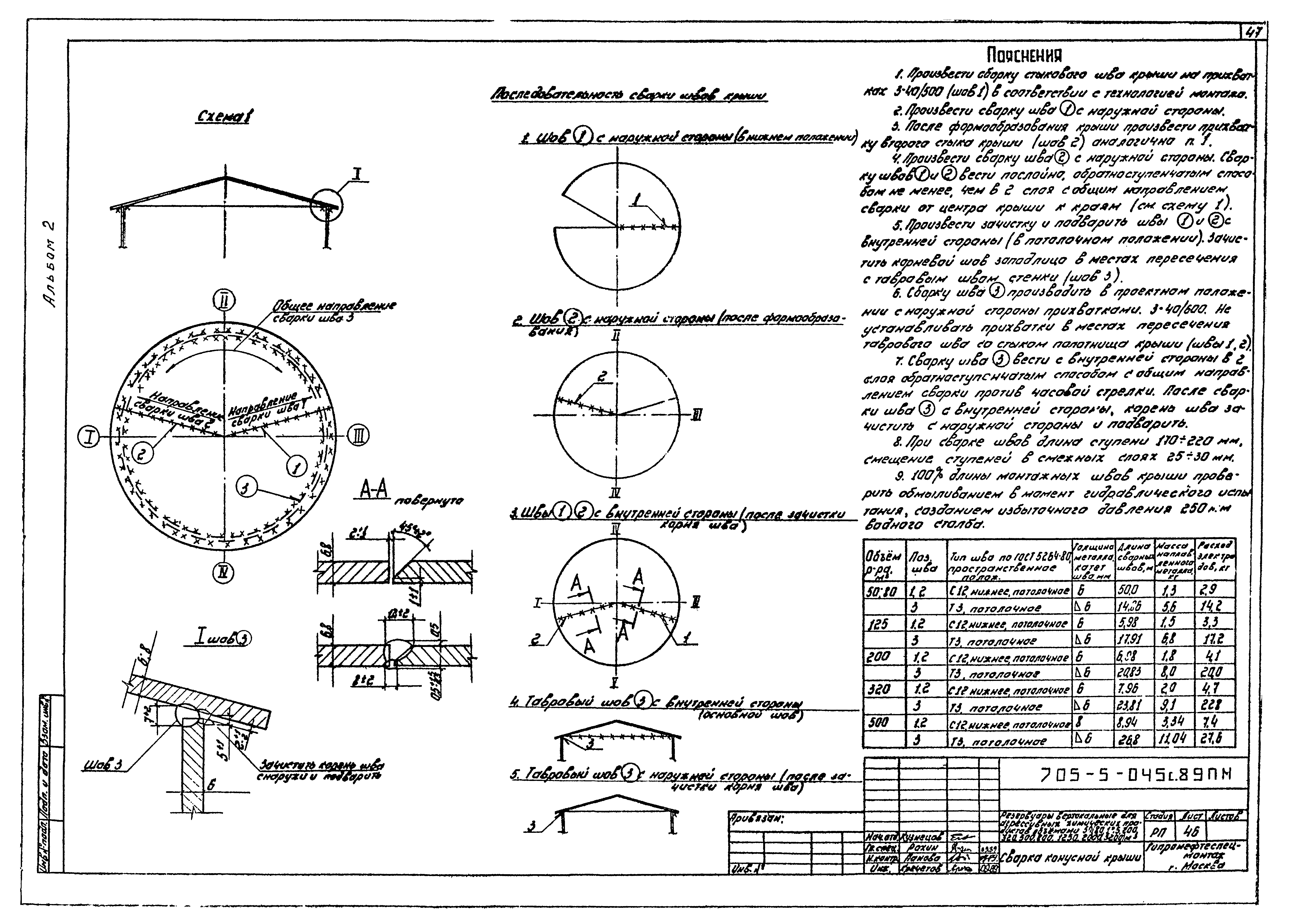 Типовые проектные решения 705-5-049с.89
