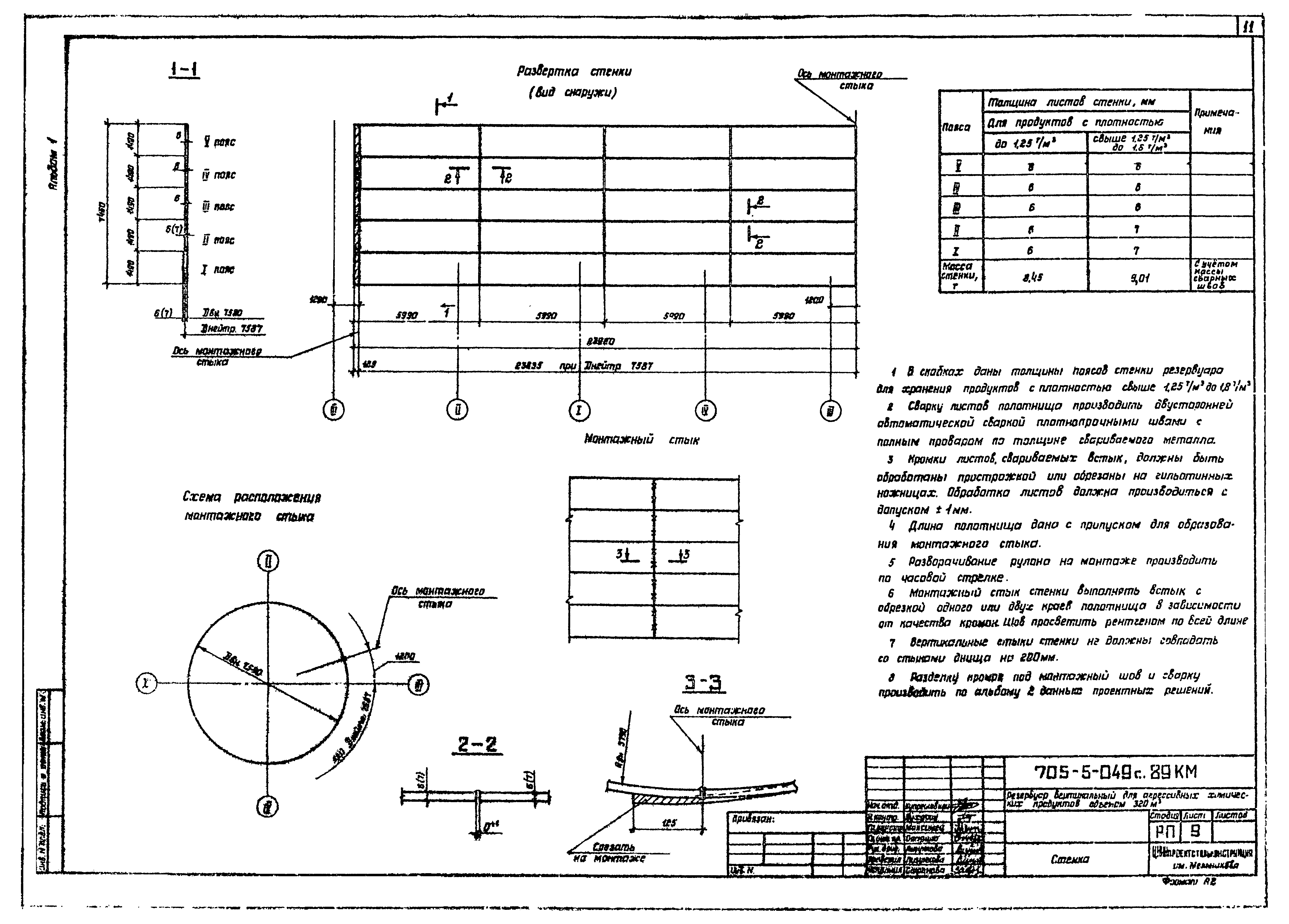 Типовые проектные решения 705-5-049с.89