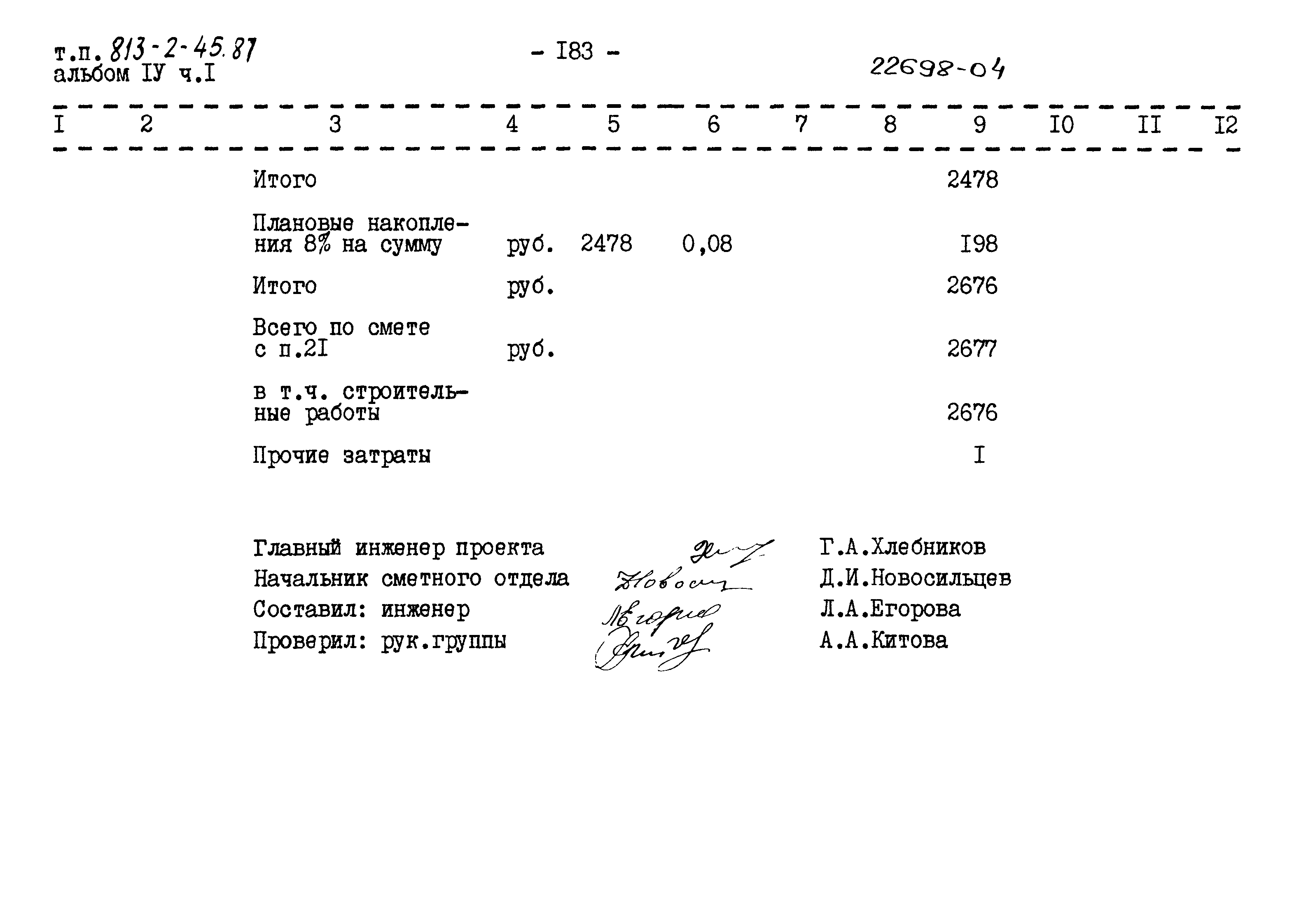 Типовой проект 813-2-45.87