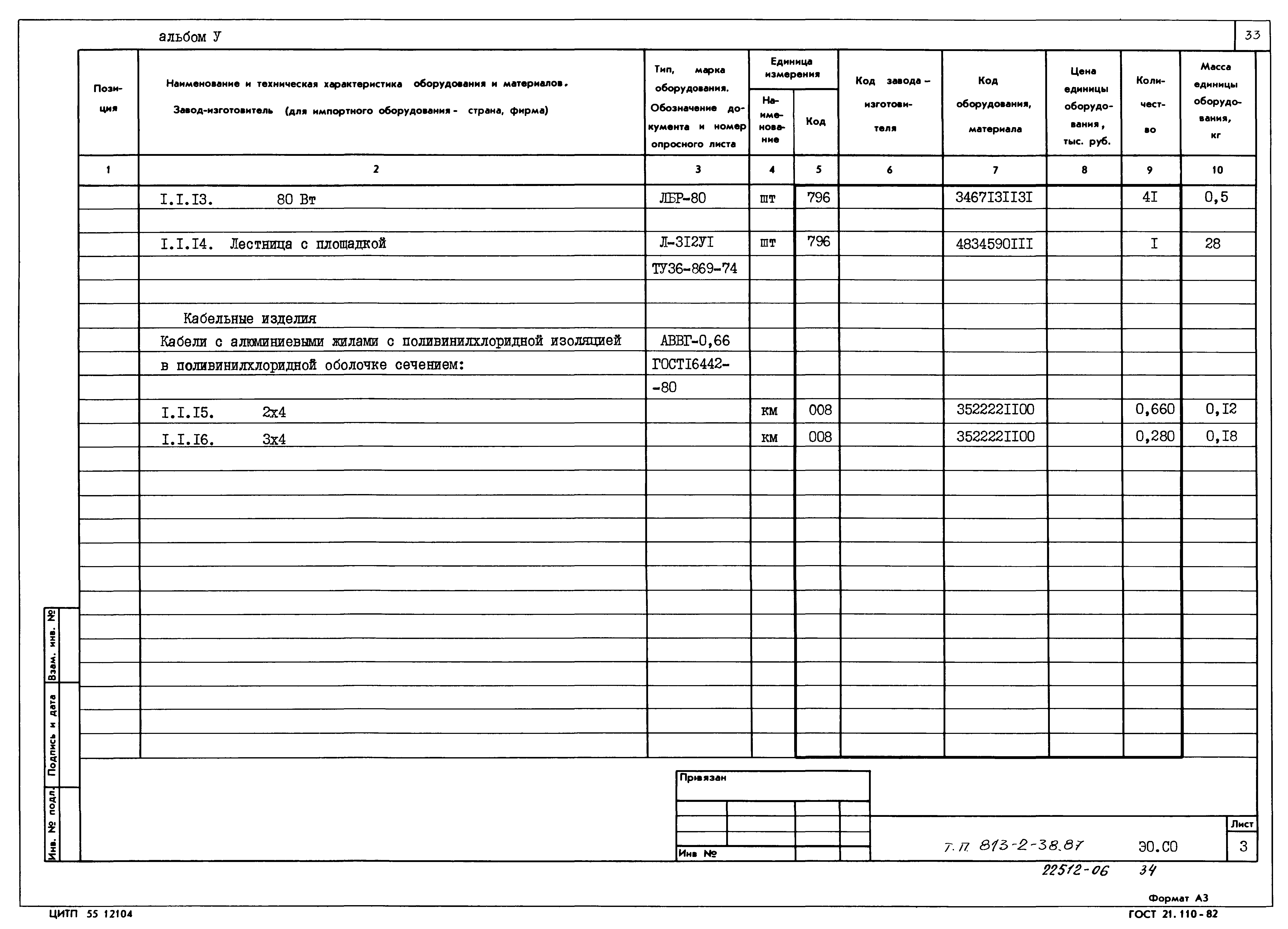 Типовой проект 813-2-38.87